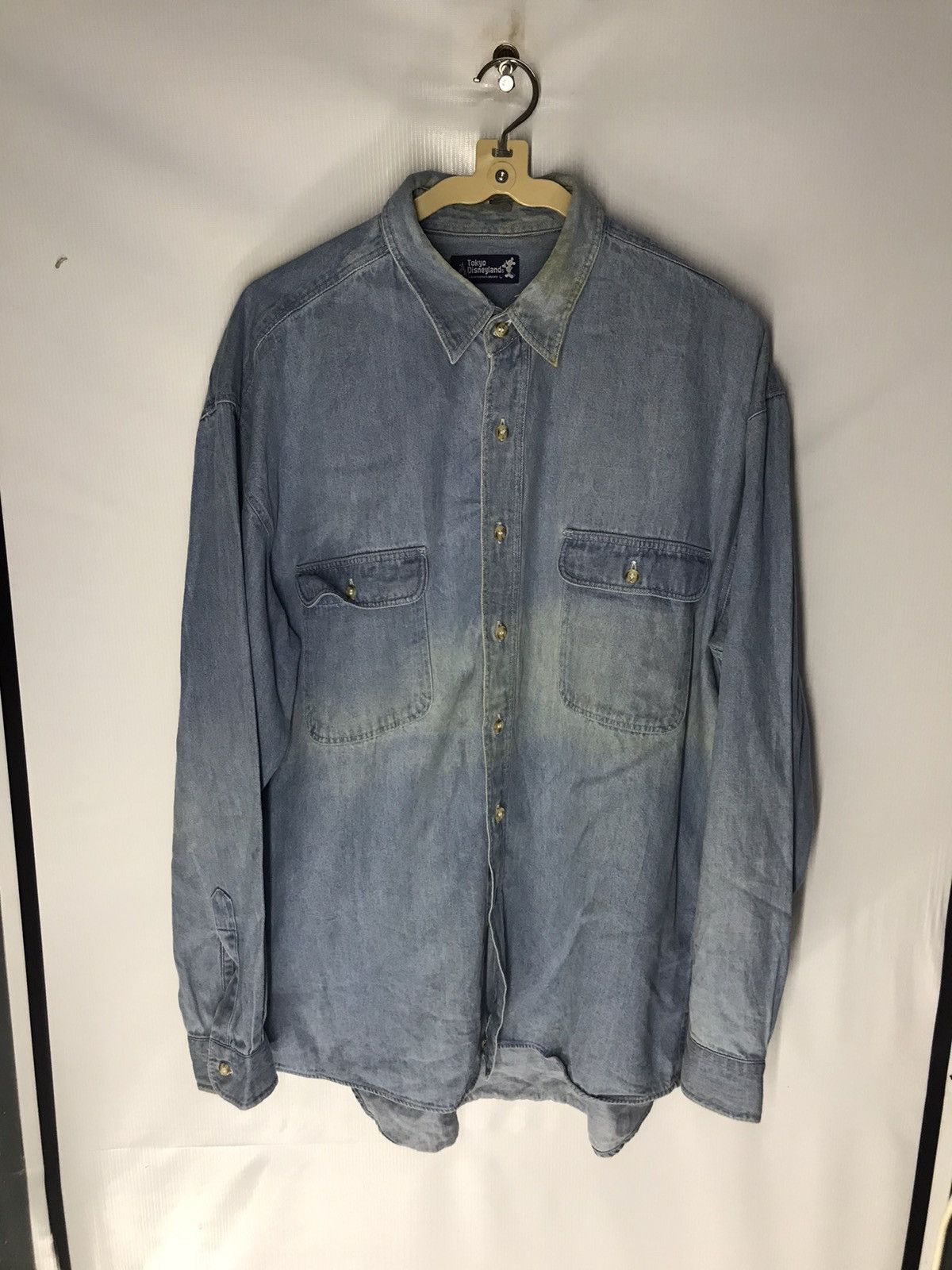Flannel Distressed denim flannel the pooh by Tokyo disneyland Size US L / EU 52-54 / 3 - 7 Thumbnail