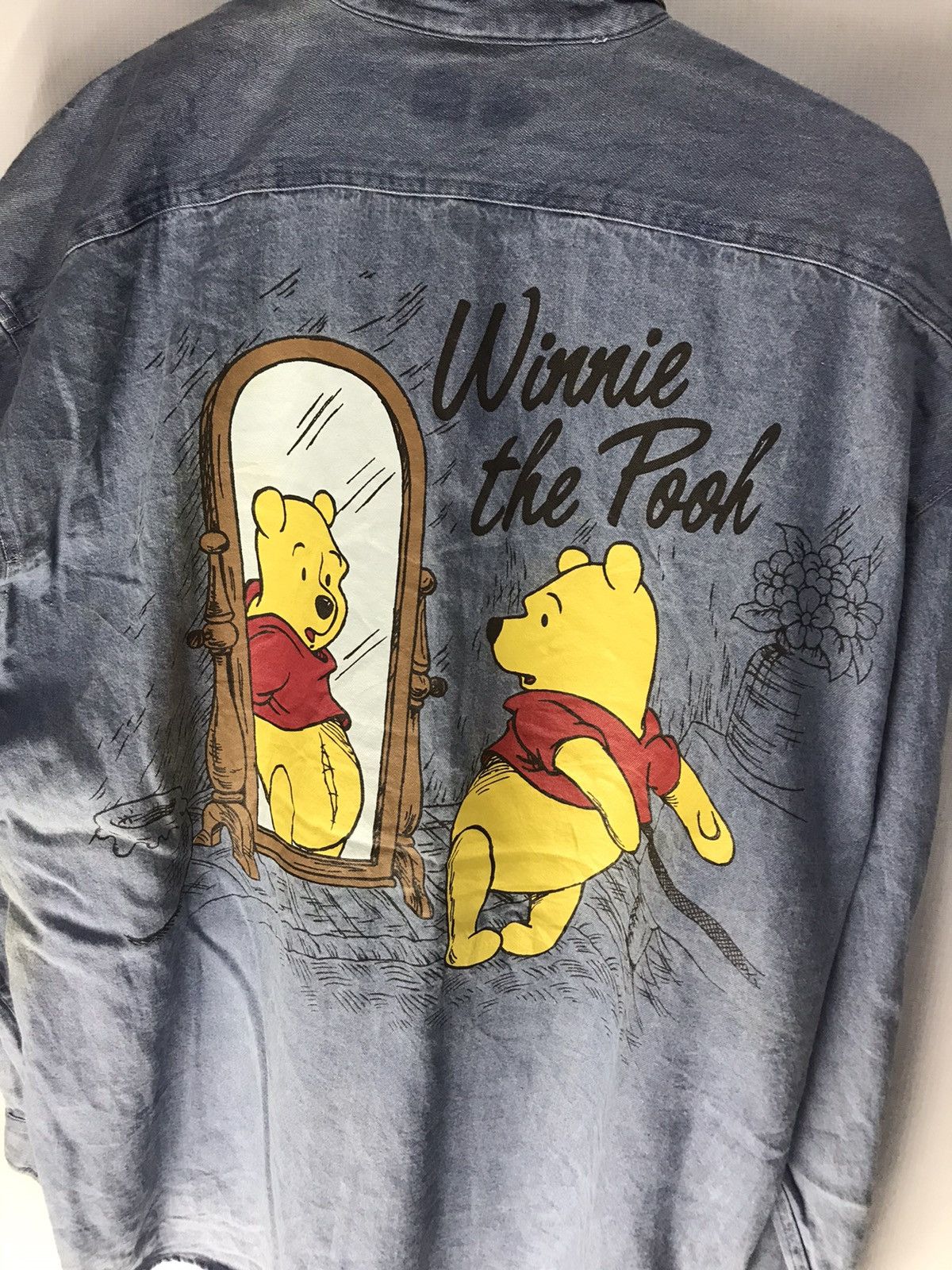Flannel Distressed denim flannel the pooh by Tokyo disneyland Size US L / EU 52-54 / 3 - 4 Thumbnail