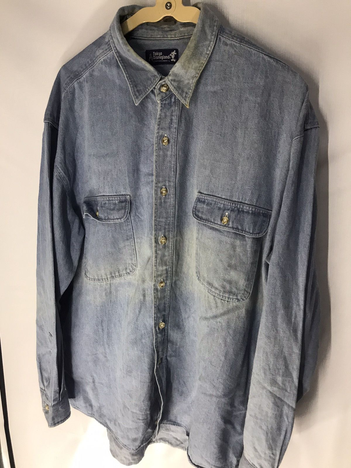 Flannel Distressed denim flannel the pooh by Tokyo disneyland Size US L / EU 52-54 / 3 - 5 Thumbnail