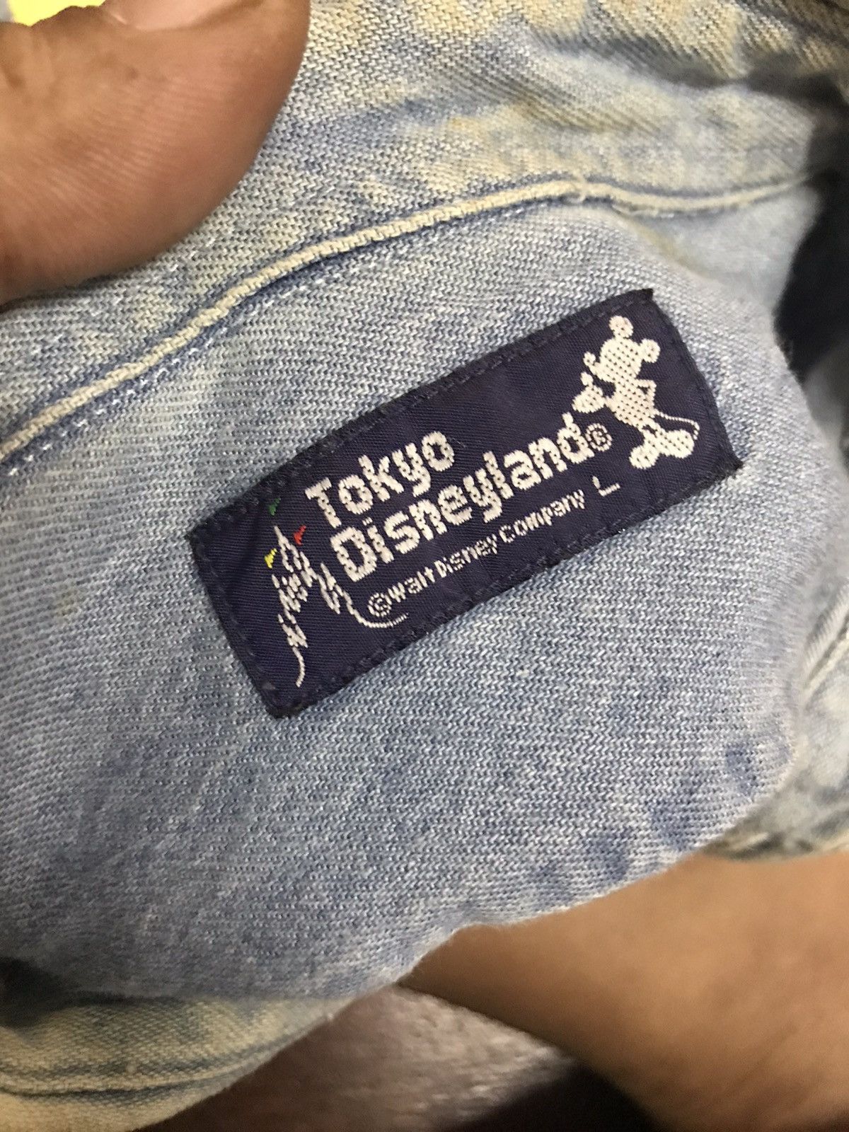 Flannel Distressed denim flannel the pooh by Tokyo disneyland Size US L / EU 52-54 / 3 - 3 Thumbnail