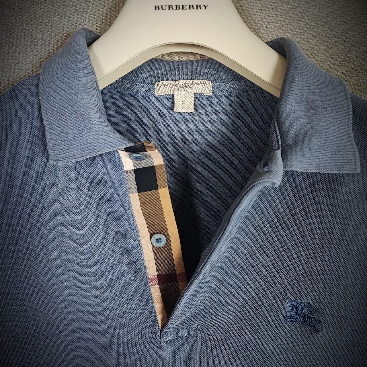 image of Burberry Polo Shirt S in Grey, Men's (Size Small)