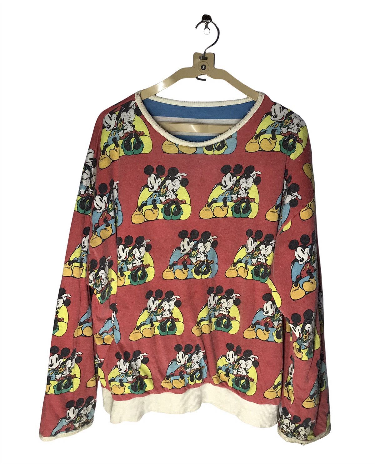 Disney × Mickey Mouse Vintage reversible beggie Mickey Mouse sweatshirt Size US L / EU 52-54 / 3 - 2 Thumbnail