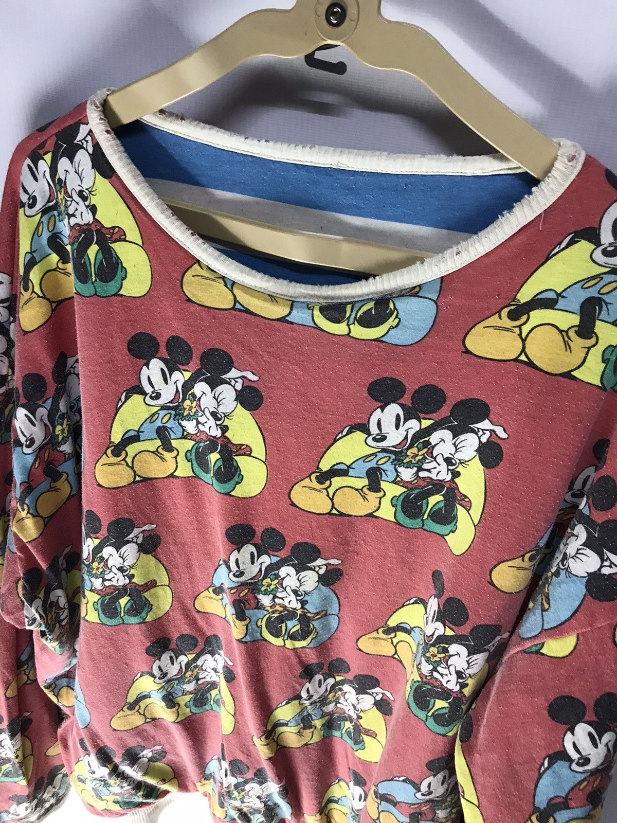 Disney × Mickey Mouse Vintage reversible beggie Mickey Mouse sweatshirt Size US L / EU 52-54 / 3 - 5 Thumbnail