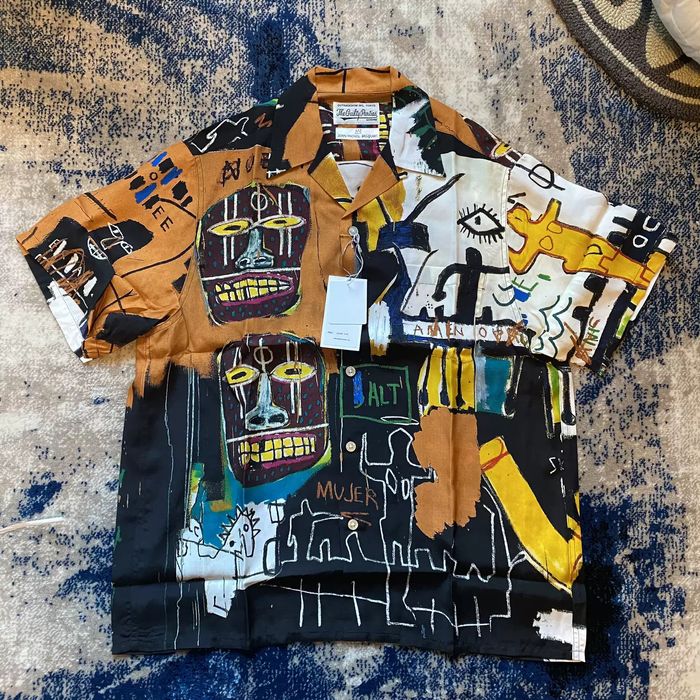 21ss WACKO MARIA JEAN-MICHEL BASQUIAT L-