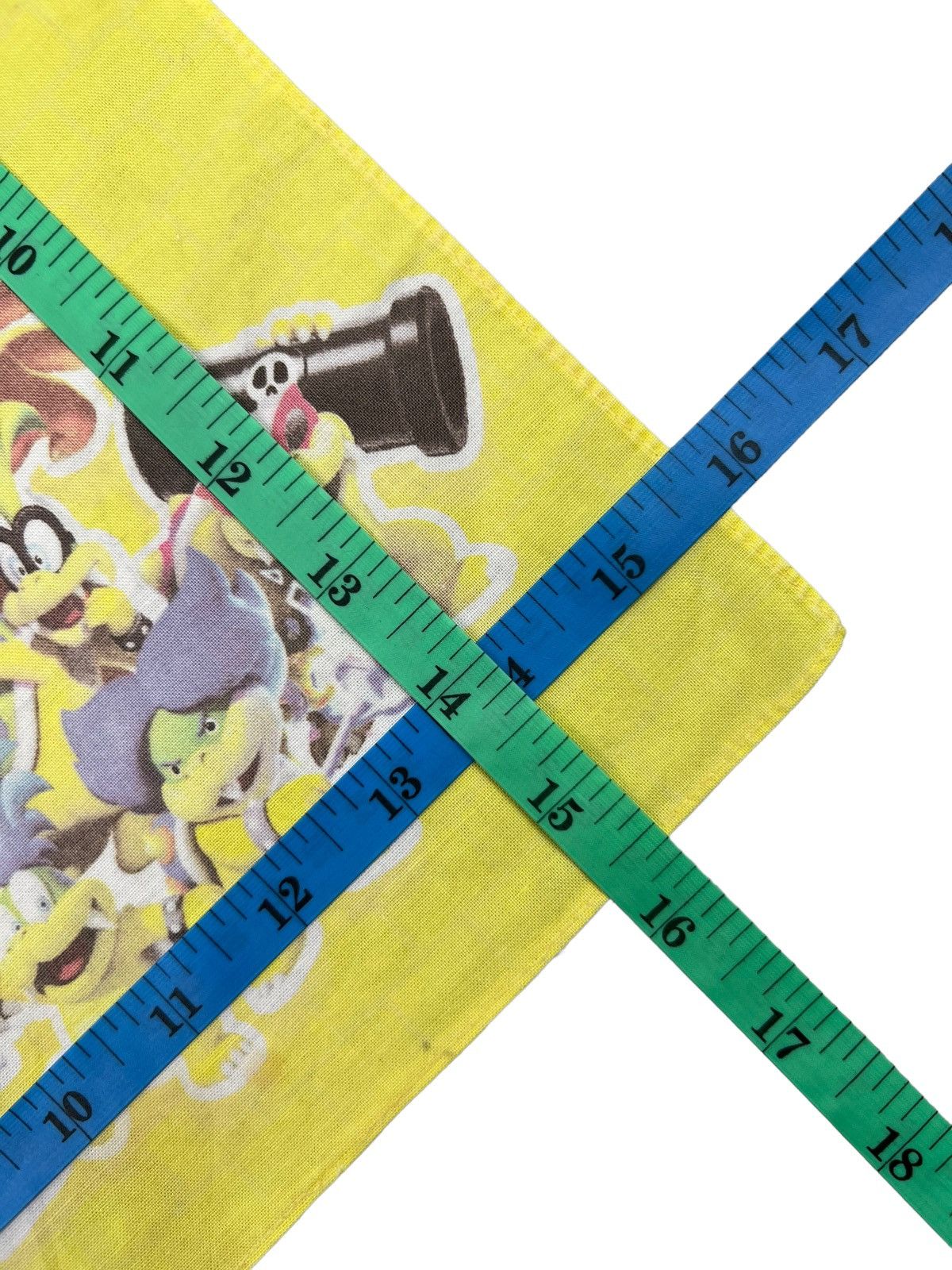 Japanese Brand Super Mario Handkerchief Neckerchief Bandana Pocketsquare Size ONE SIZE - 5 Thumbnail