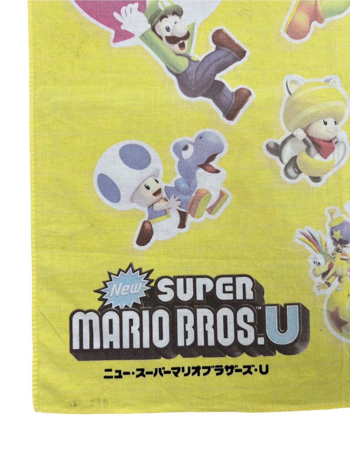 Japanese Brand Super Mario Handkerchief Neckerchief Bandana Pocketsquare Size ONE SIZE - 2 Thumbnail