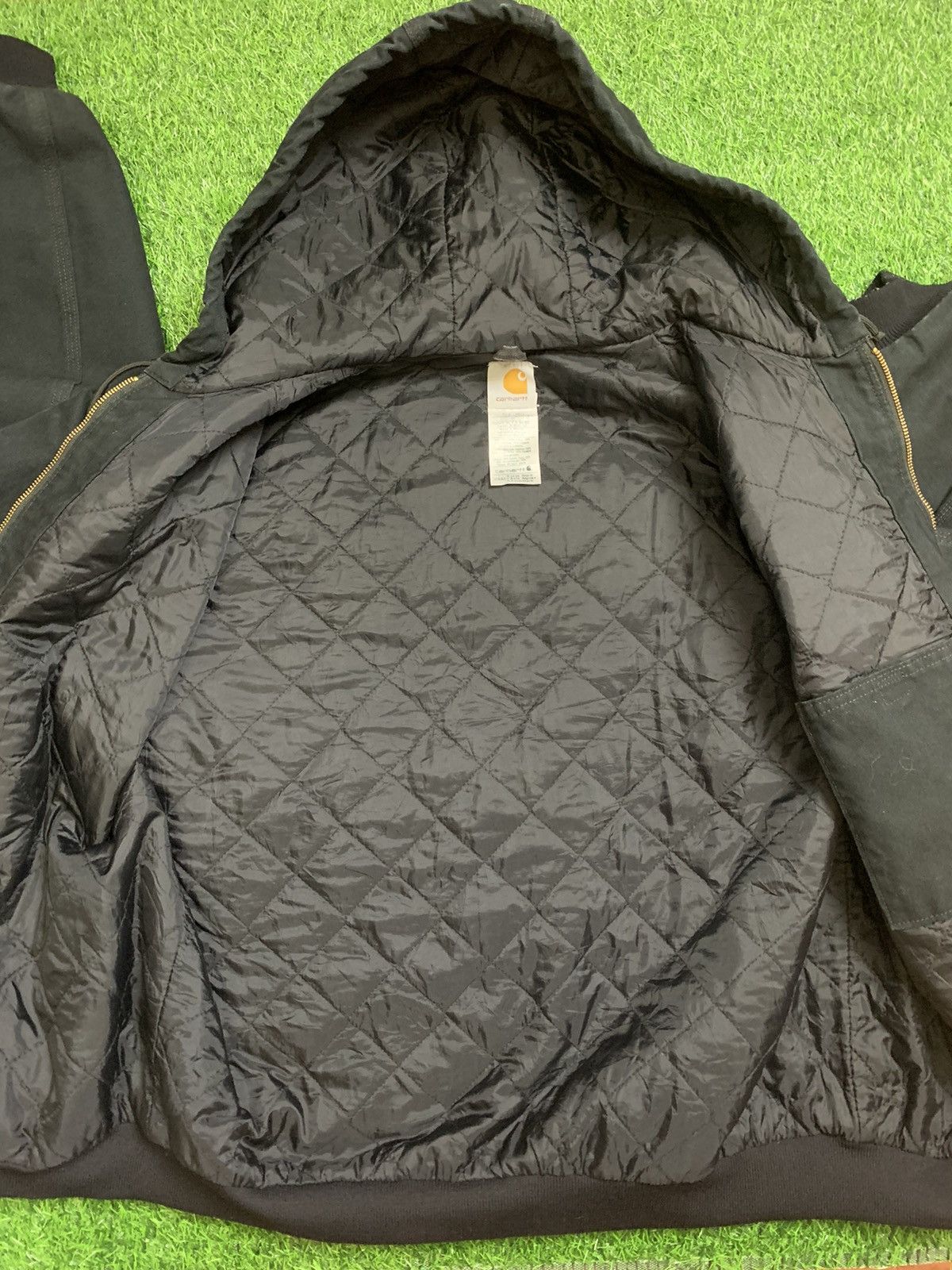 Carhartt × Carhartt Wip × Vintage 90s Carhartt Work Jacket Black Size XL Size US XL / EU 56 / 4 - 13 Thumbnail