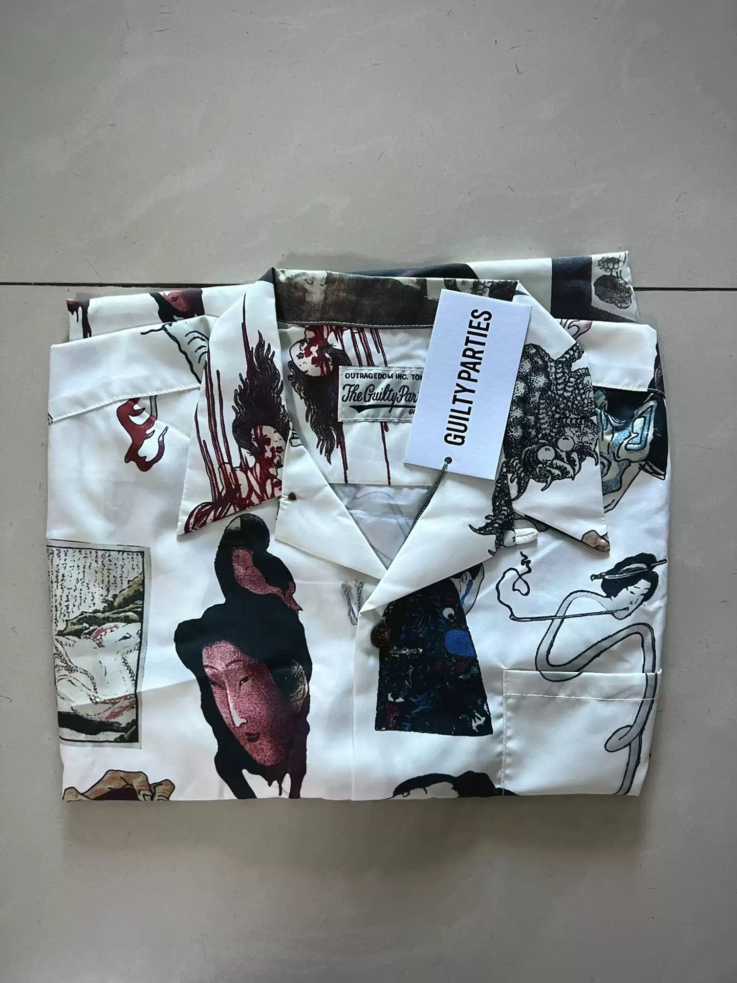 Wacko Maria WACKO MARIA HAWAIIAN GHOST NIGHT TRIP SHIRT Size US L / EU 52-54 / 3 - 4 Thumbnail