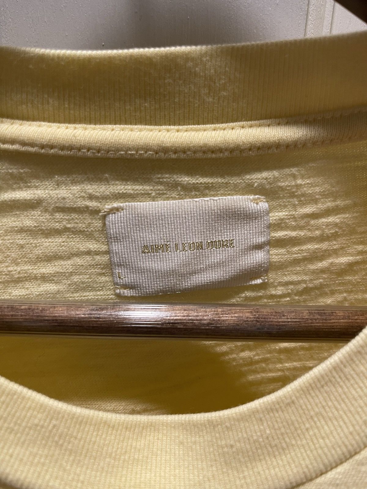 aime leon dore slub pocket tee