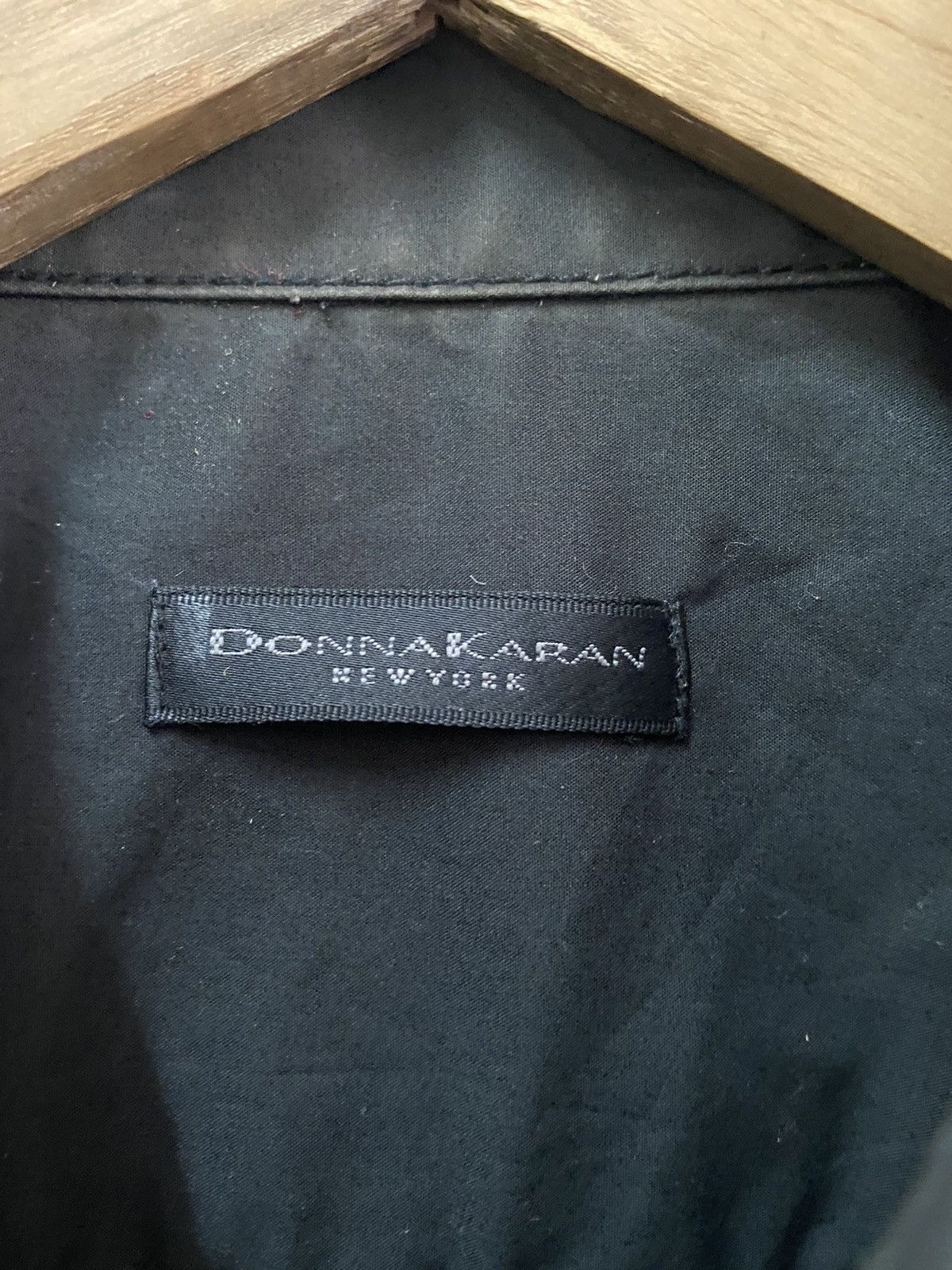DKNY DONNA KARAN MINIMALIST BUTTON COLLAR JACKET Size US M / EU 48-50 / 2 - 6 Thumbnail