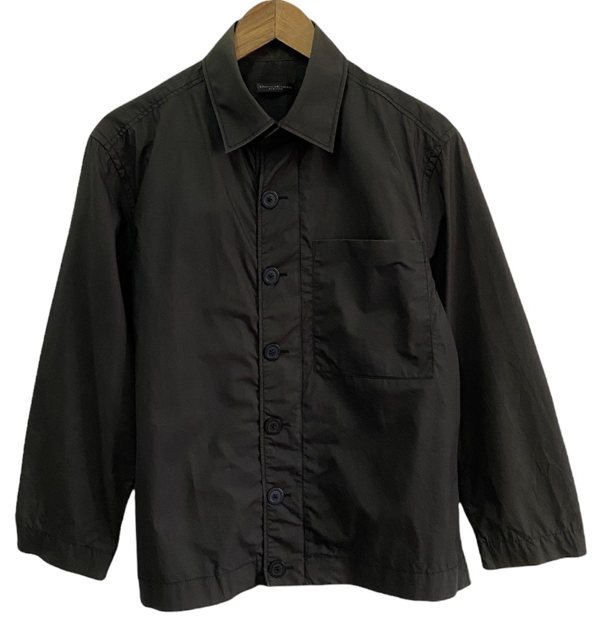 DKNY DONNA KARAN MINIMALIST BUTTON COLLAR JACKET Size US M / EU 48-50 / 2 - 1 Thumbnail