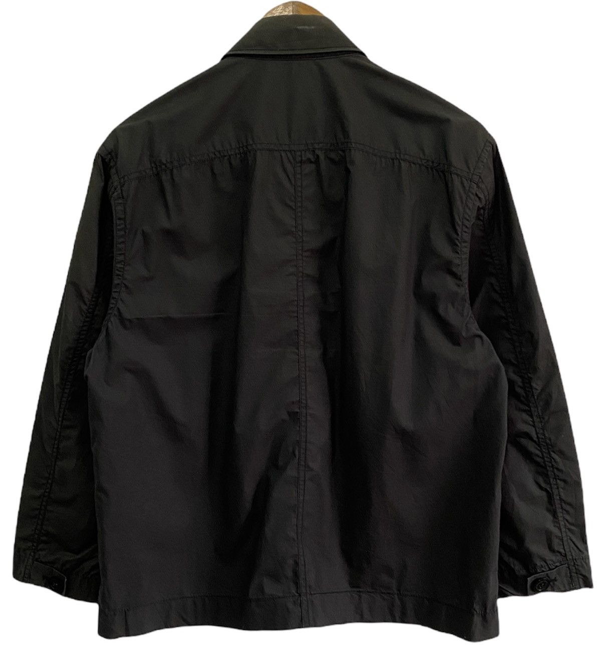 DKNY DONNA KARAN MINIMALIST BUTTON COLLAR JACKET Size US M / EU 48-50 / 2 - 4 Thumbnail