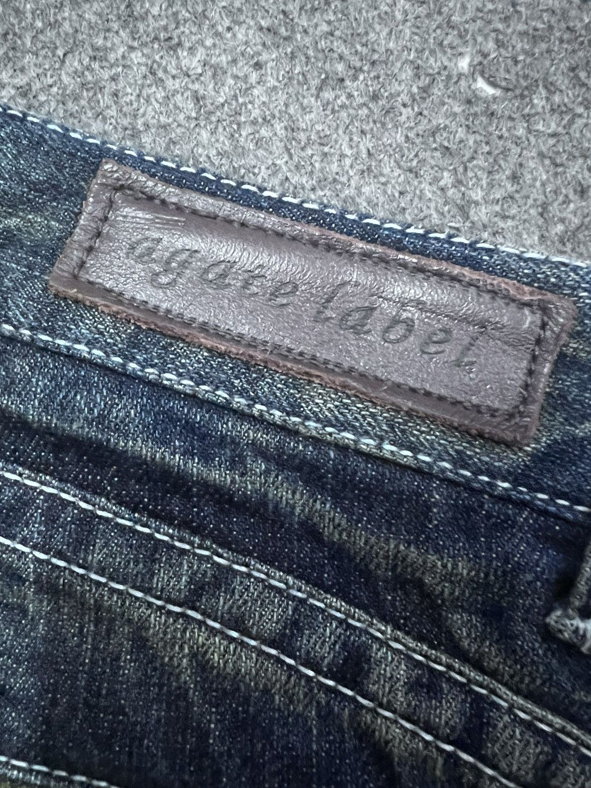 Japanese Brand × Rusty FLARED🔥AGATE LABEL RUSTY DISTRESSED DENIM PANTS Size US 32 / EU 48 - 8 Thumbnail