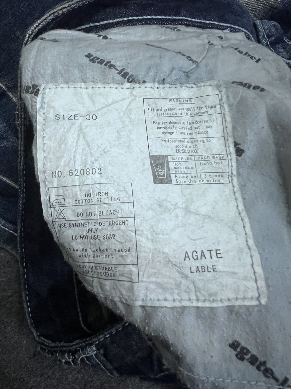 Japanese Brand × Rusty FLARED🔥AGATE LABEL RUSTY DISTRESSED DENIM PANTS Size US 32 / EU 48 - 9 Thumbnail
