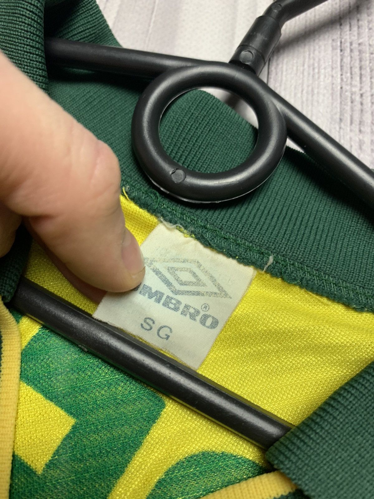 Umbro × Vintage Vintage soccer jersey Brazil BEBETO 7 Umbro Size US L / EU 52-54 / 3 - 6 Thumbnail