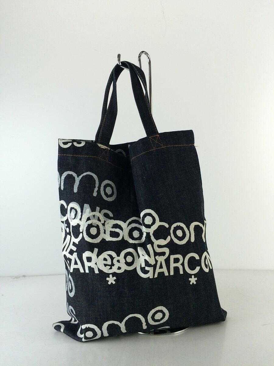 Comme des Garcons Logo Denim Tote Bag Size ONE SIZE - 3 Thumbnail