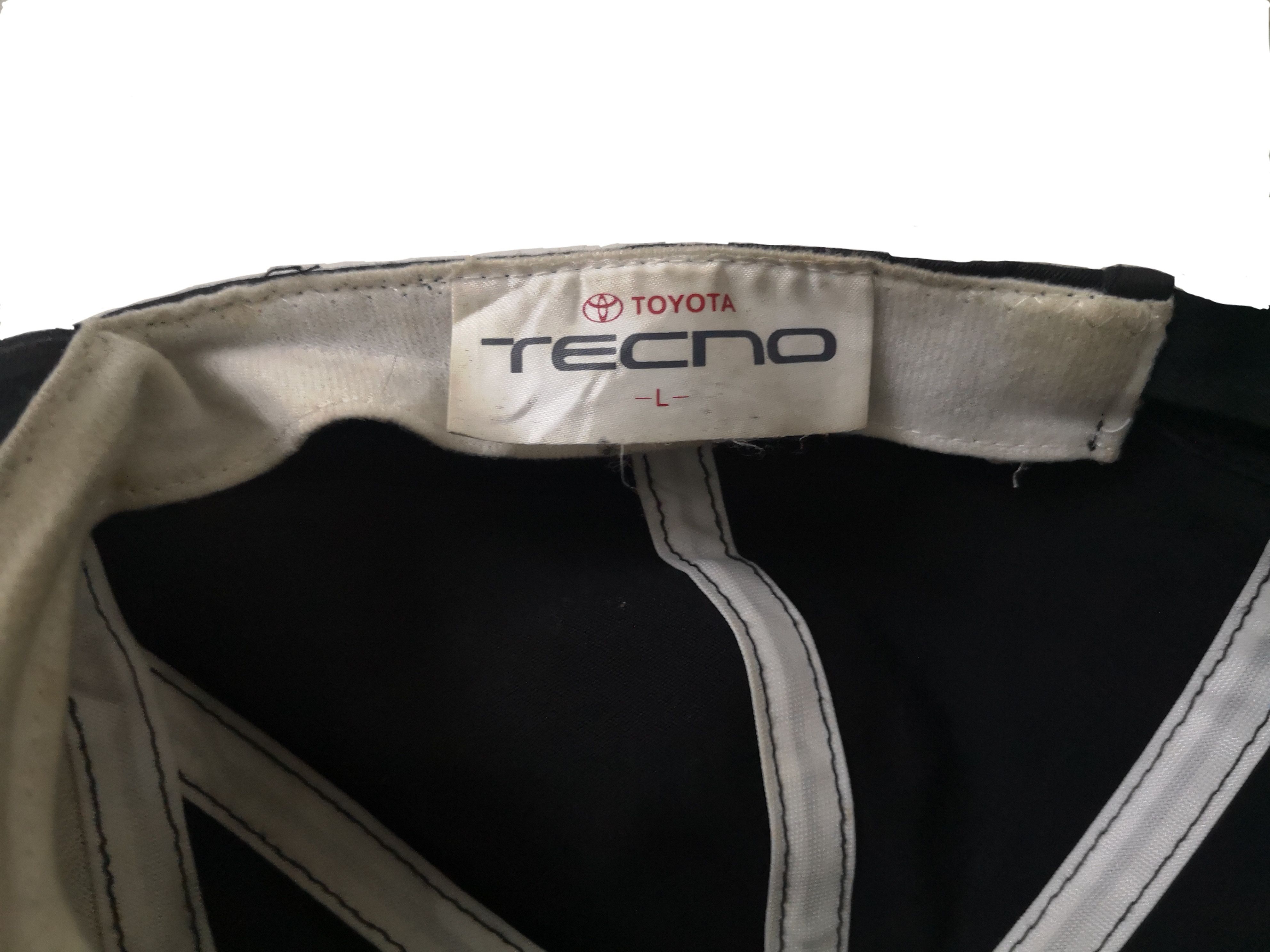 Gear for Sports × Japanese Brand RARE BLACK VINTAGE TOYOTA TECHNO 7 PANELS STRAPBACK Size ONE SIZE - 13 Thumbnail