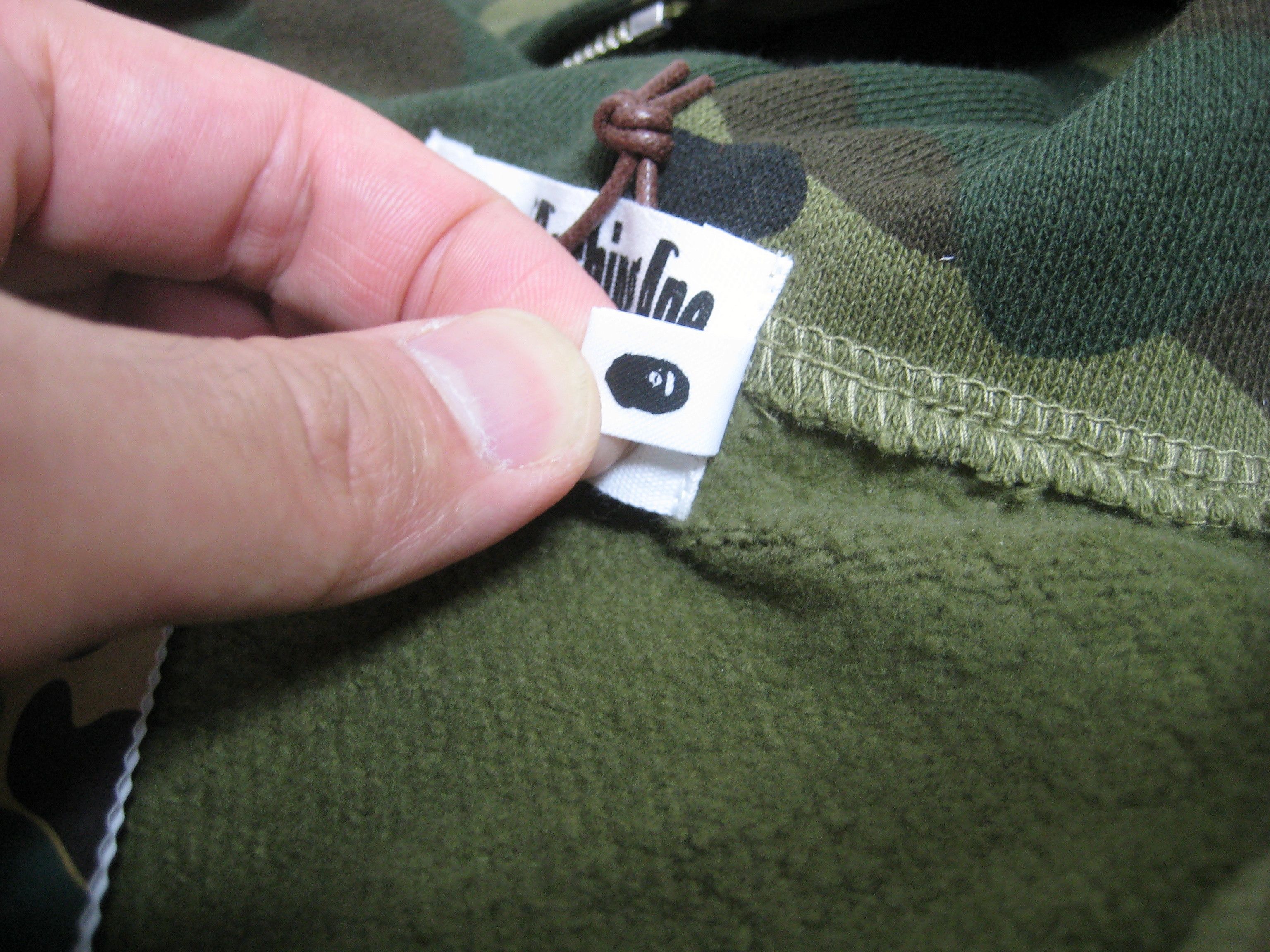 Bape WOODLAND CAMO 2ND SHARK FULL ZIP HOODIE Size US M / EU 48-50 / 2 - 10 Thumbnail