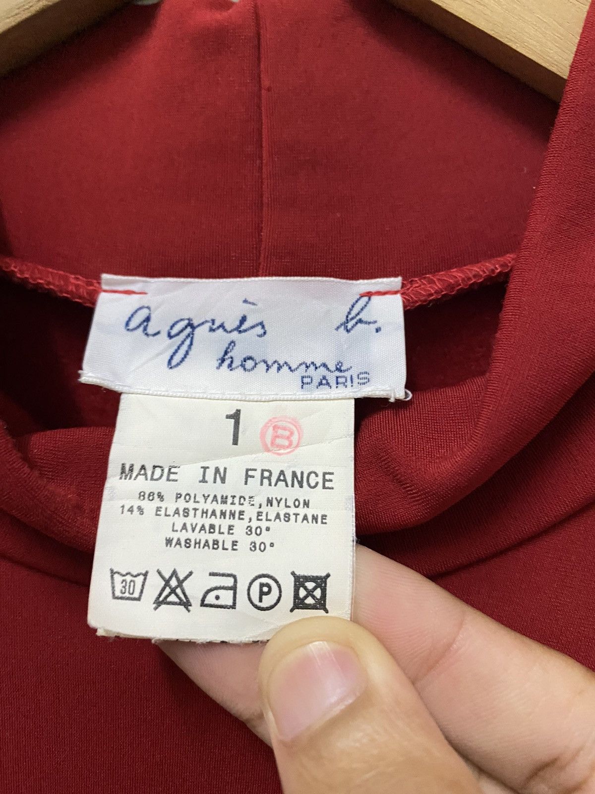 agnes b. 🔥Agnes B Homme Paris Turtleneck Heat Warm Long Sleeve Size US S / EU 44-46 / 1 - 3 Thumbnail