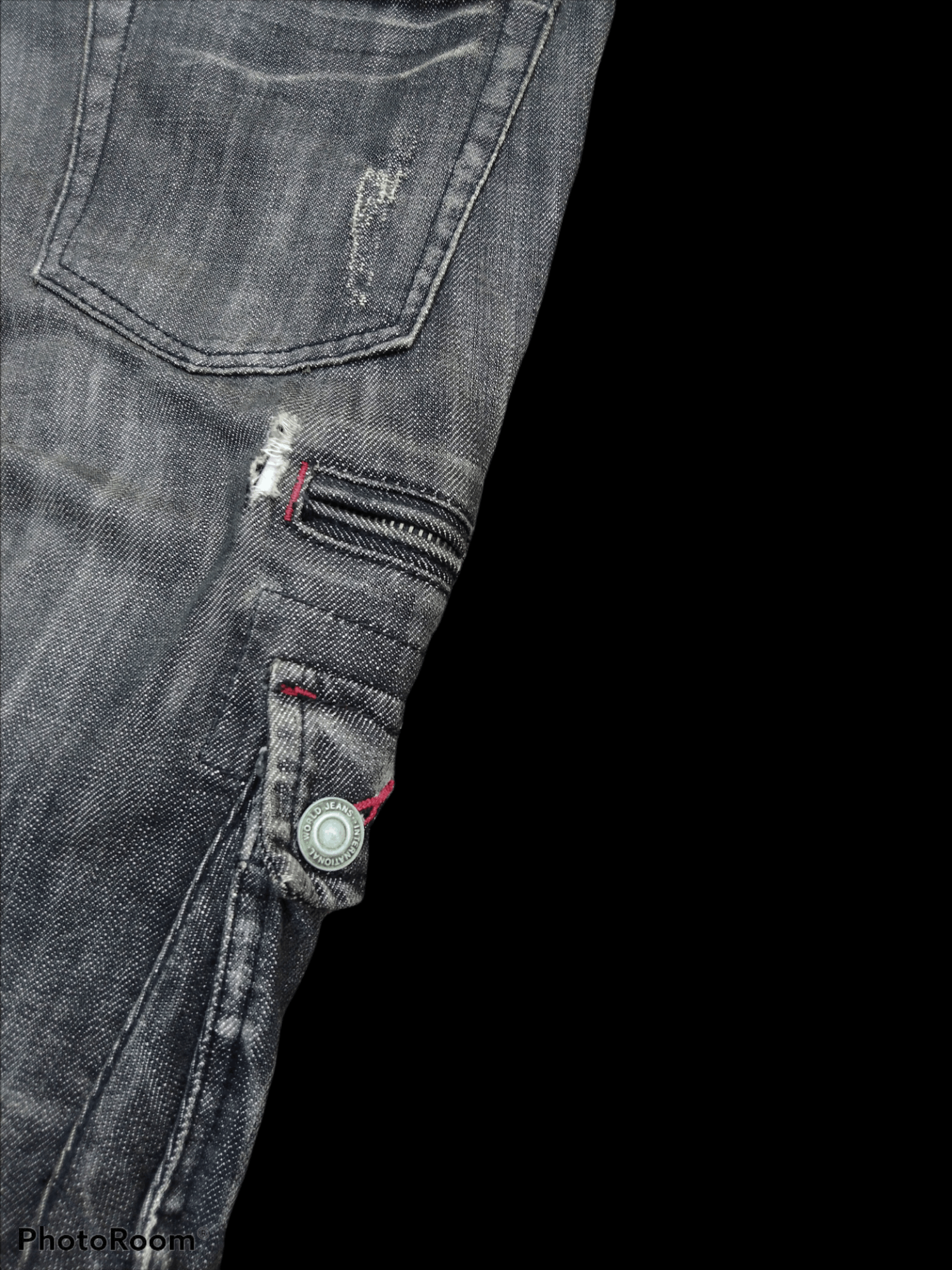Japanese Brand THRASHED FADE MULTIPOCKET JAPAN EDGE RUPERT Size US 32 / EU 48 - 5 Thumbnail