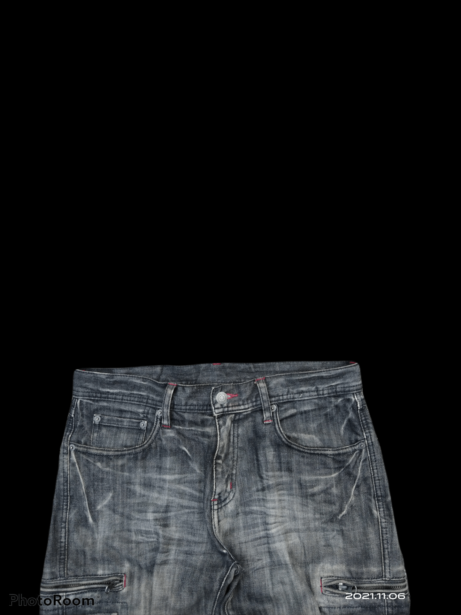 Japanese Brand THRASHED FADE MULTIPOCKET JAPAN EDGE RUPERT Size US 32 / EU 48 - 2 Thumbnail