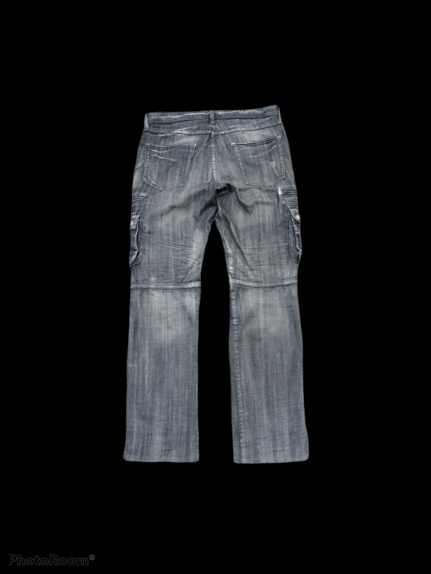Japanese Brand THRASHED FADE MULTIPOCKET JAPAN EDGE RUPERT Size US 32 / EU 48 - 1 Thumbnail