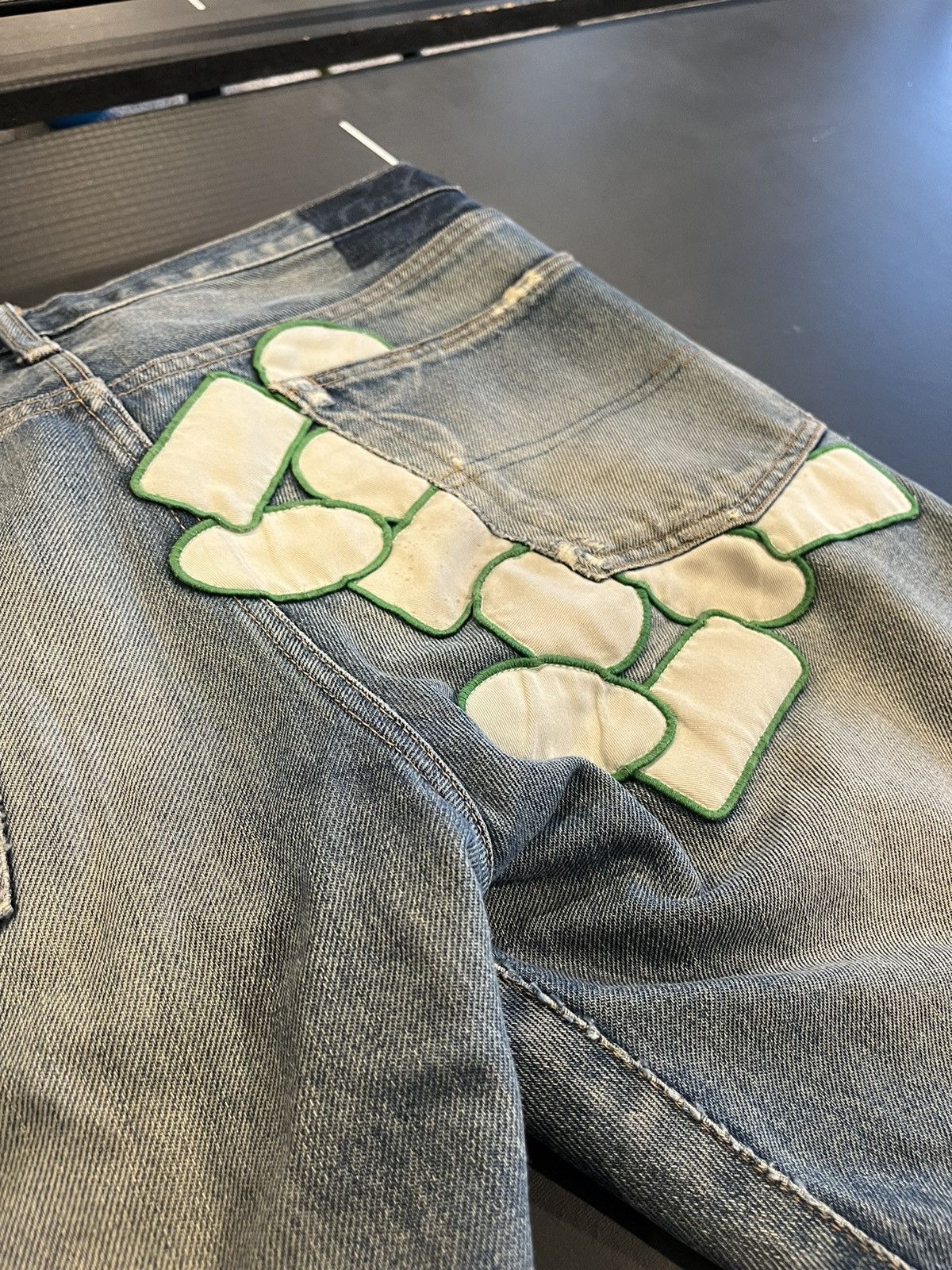 Undercover Undercover SS05 ‘But Beautiful’ Graffiti Patchwork Denim | 3 Size US 33 - 7 Thumbnail
