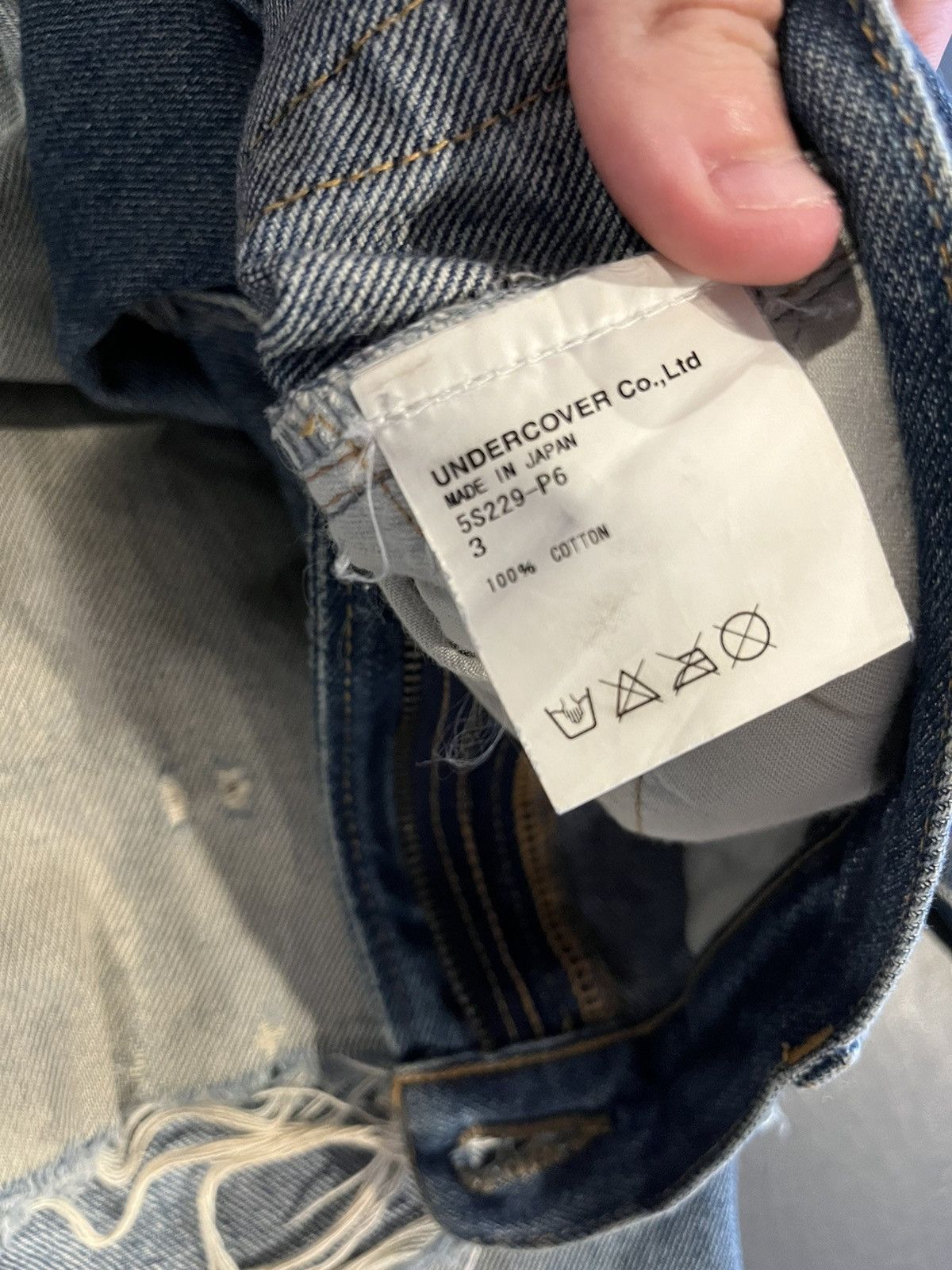 Undercover Undercover SS05 ‘But Beautiful’ Graffiti Patchwork Denim | 3 Size US 33 - 10 Thumbnail