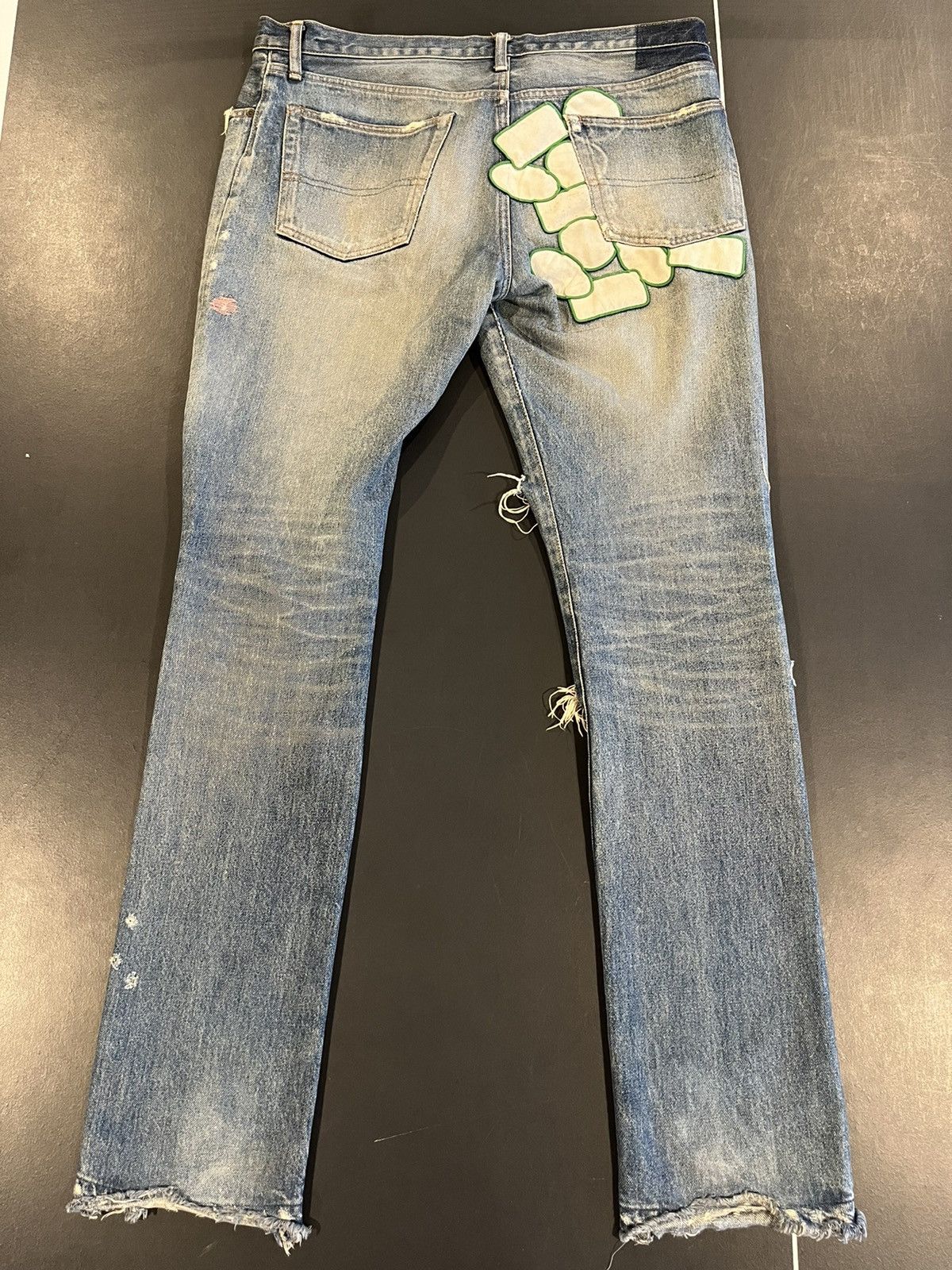 Undercover Undercover SS05 ‘But Beautiful’ Graffiti Patchwork Denim | 3 Size US 33 - 2 Thumbnail