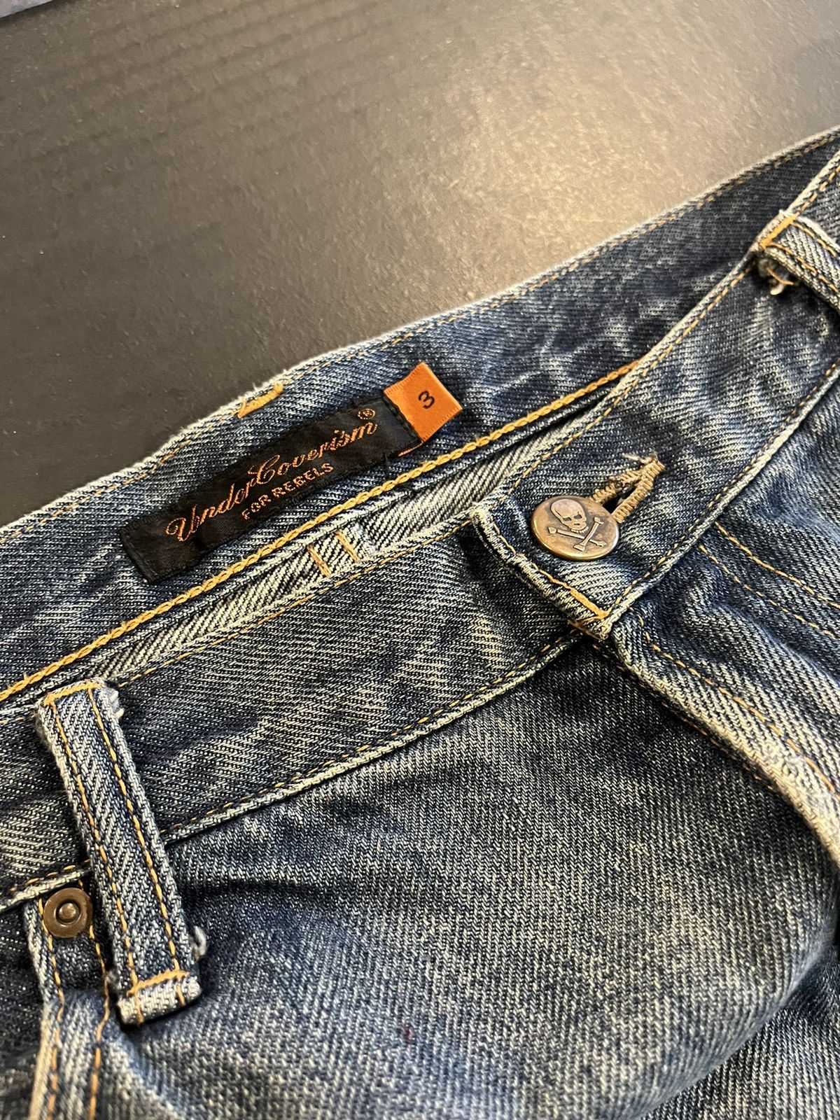 Undercover Undercover SS05 ‘But Beautiful’ Graffiti Patchwork Denim | 3 Size US 33 - 6 Thumbnail
