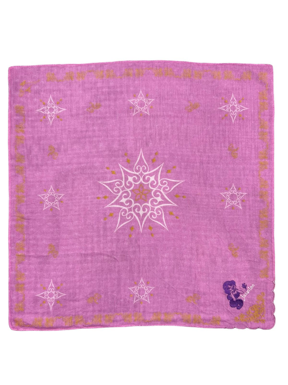 Disney Jasmine Aladdin Handkerchief Neckerchief Pocketsquare Size ONE SIZE - 1 Thumbnail