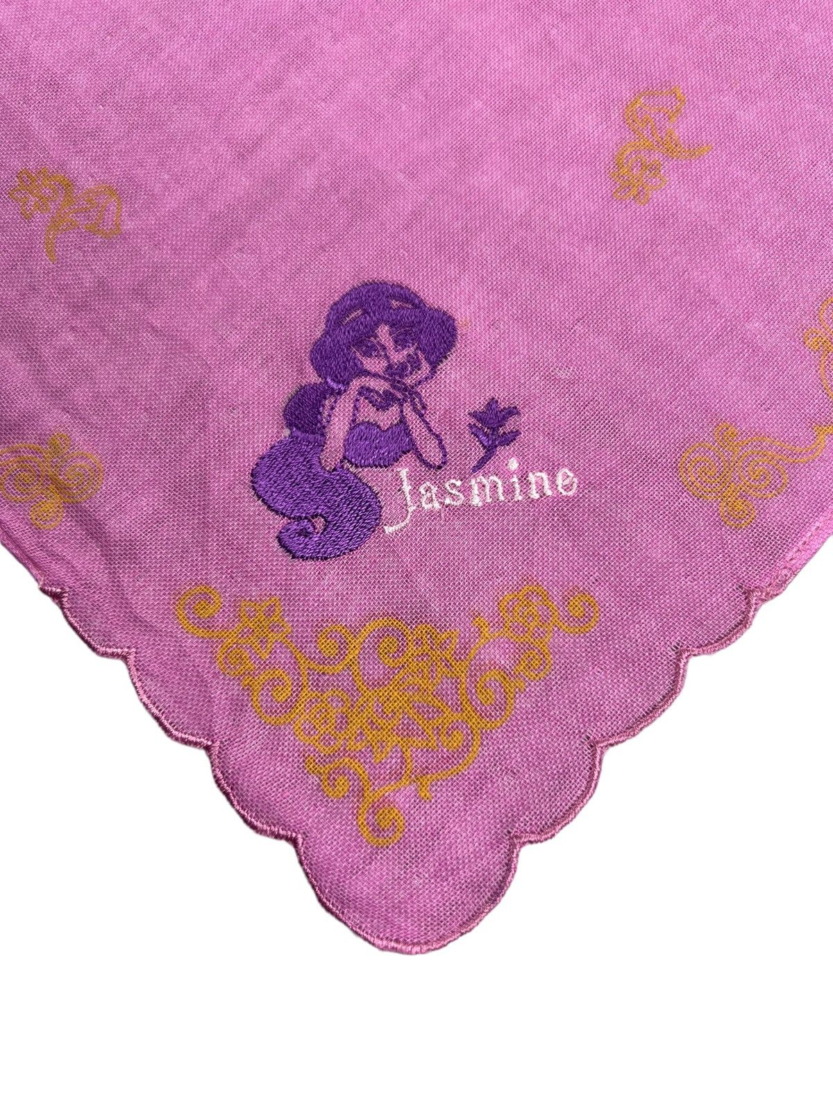 Disney Jasmine Aladdin Handkerchief Neckerchief Pocketsquare Size ONE SIZE - 2 Thumbnail
