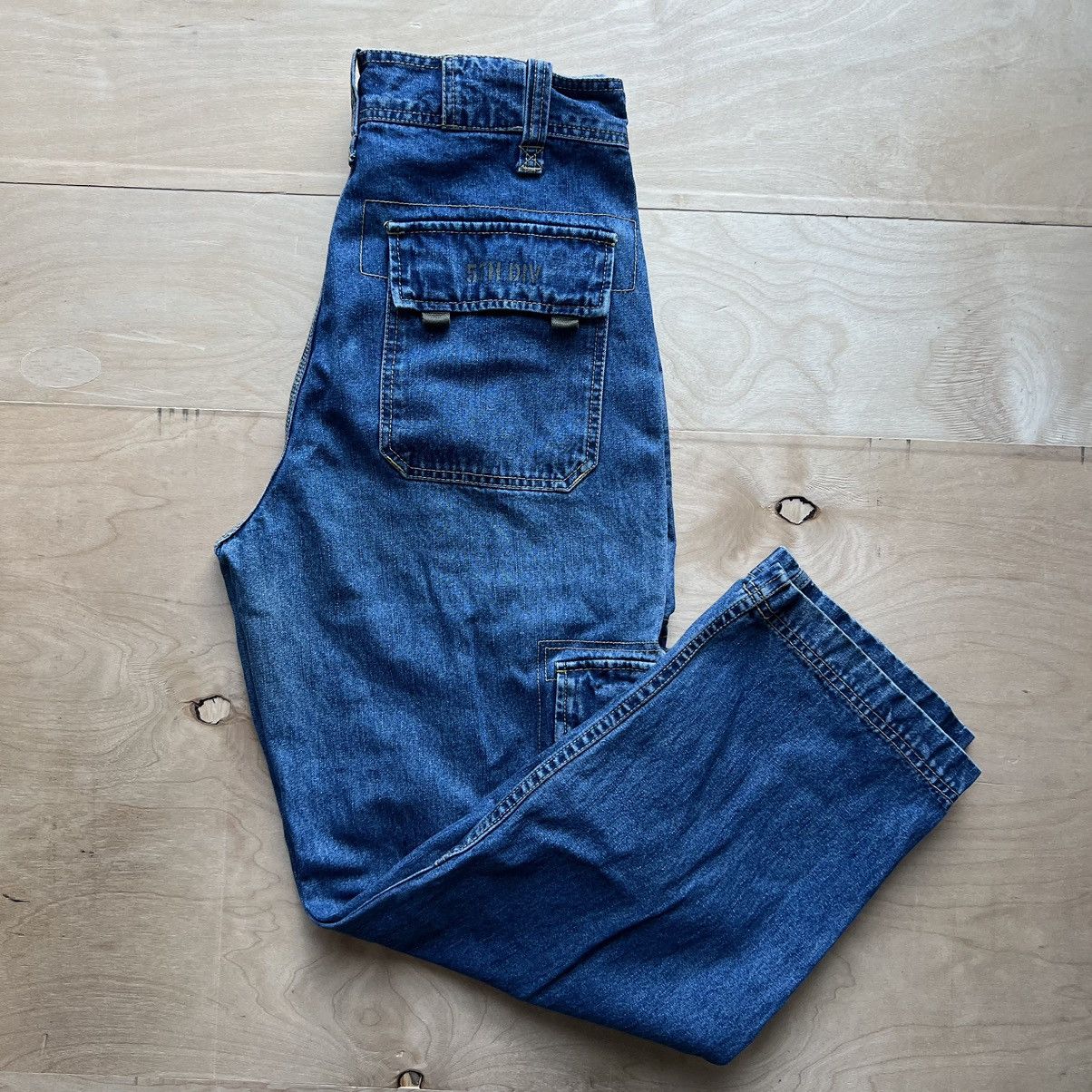 Vintage Vintage No Boundaries Cargo Jeans 30 Baggy Skater Streetwear Size US 30 / EU 46 - 1 Thumbnail