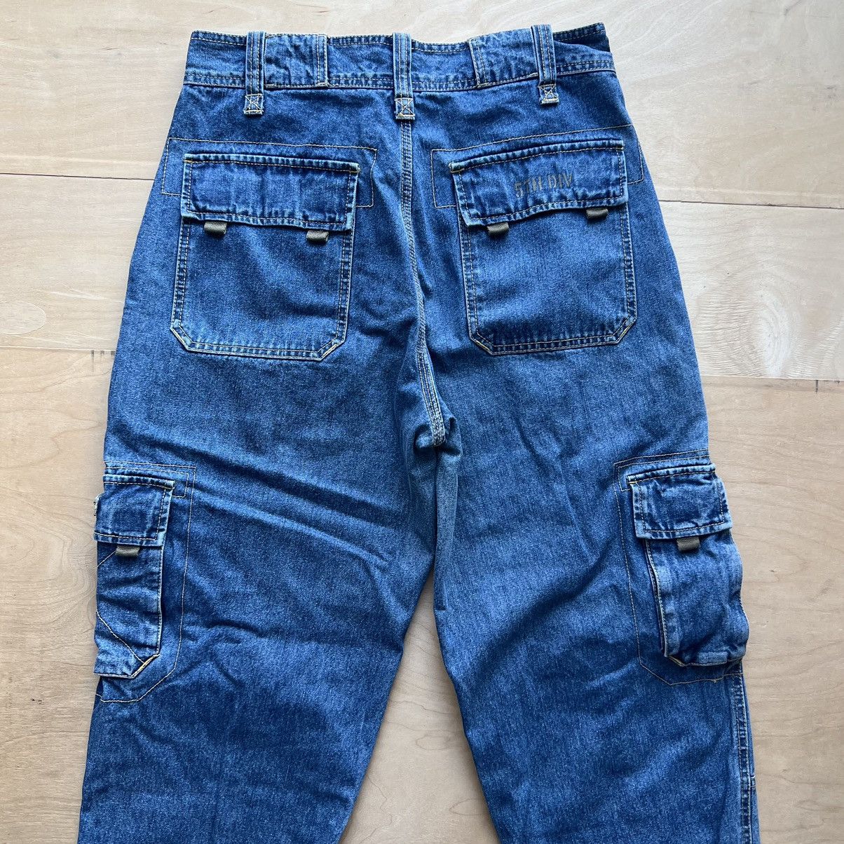 Vintage Vintage No Boundaries Cargo Jeans 30 Baggy Skater Streetwear Size US 30 / EU 46 - 5 Thumbnail