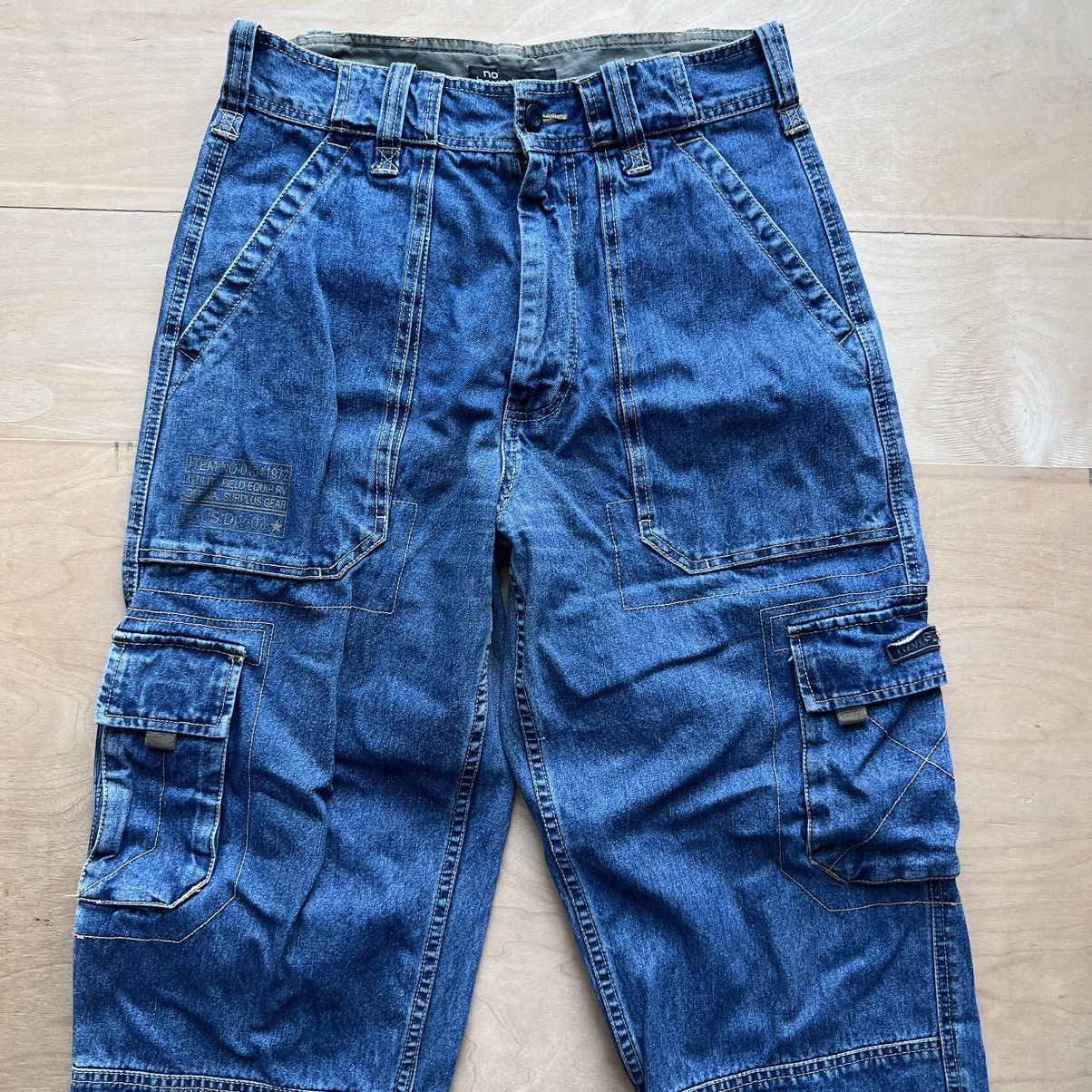 Vintage Vintage No Boundaries Cargo Jeans 30 Baggy Skater Streetwear Size US 30 / EU 46 - 2 Thumbnail