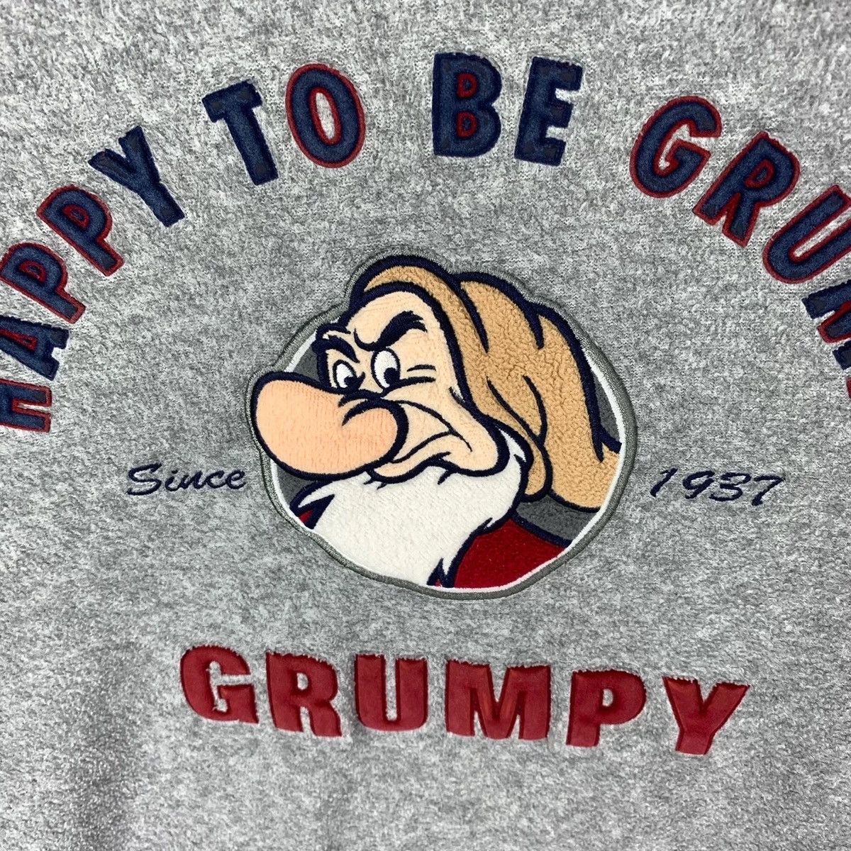 Cartoon Network × Vintage Vintage Disney Grumpy Seven Dwarfs Crewneck Sweatshirt Size US M / EU 48-50 / 2 - 3 Thumbnail