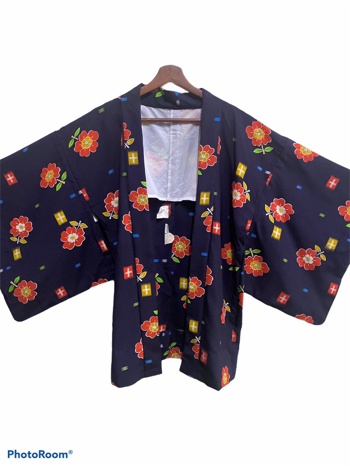 Japanese Brand Vintage 90s kimono flower floral design - k4 Size US L / EU 52-54 / 3 - 1 Thumbnail
