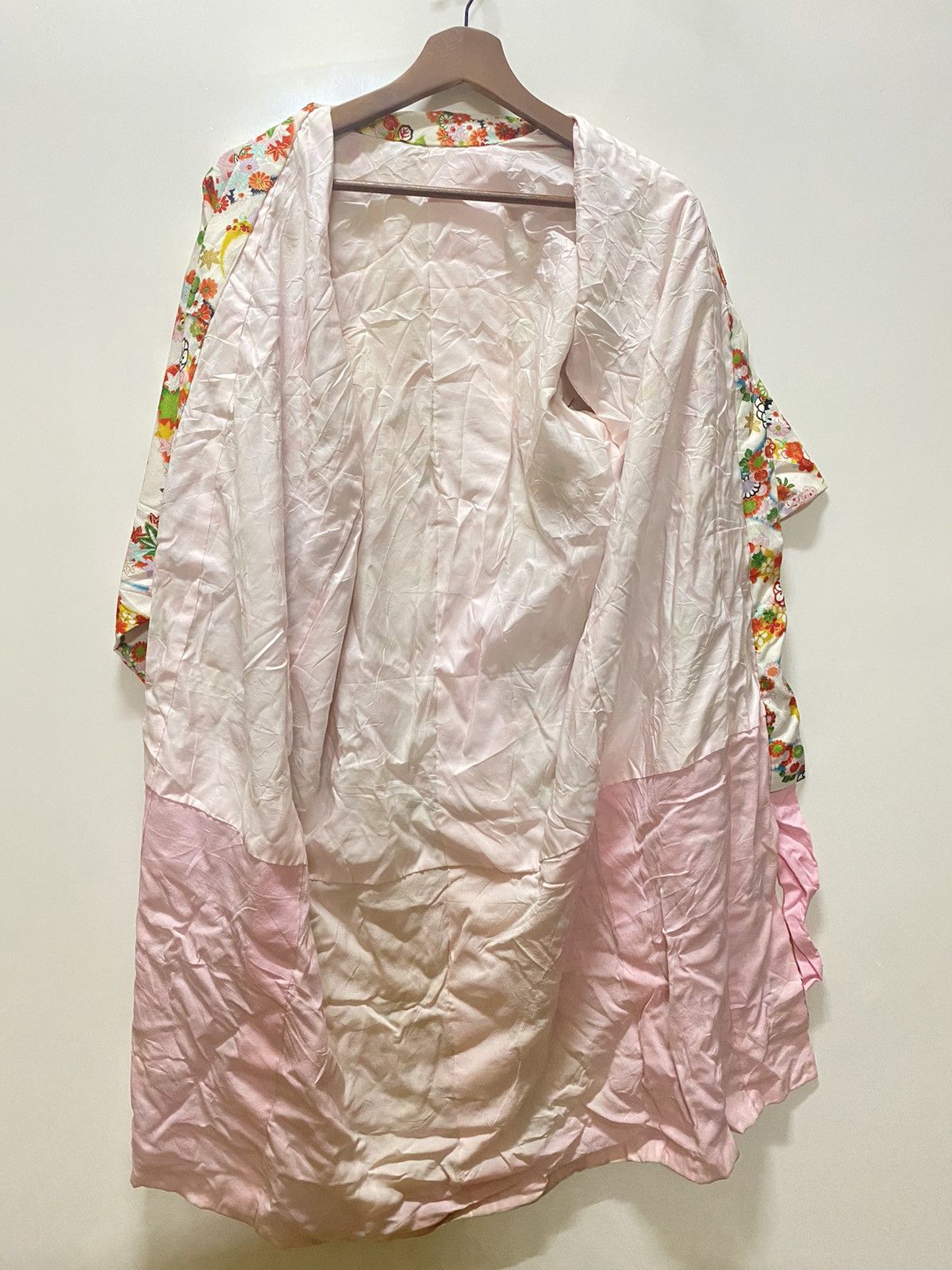 Japanese Brand Vintage 90s floral flower chrysanthemum kimono robe k6 Size US M / EU 48-50 / 2 - 4 Thumbnail