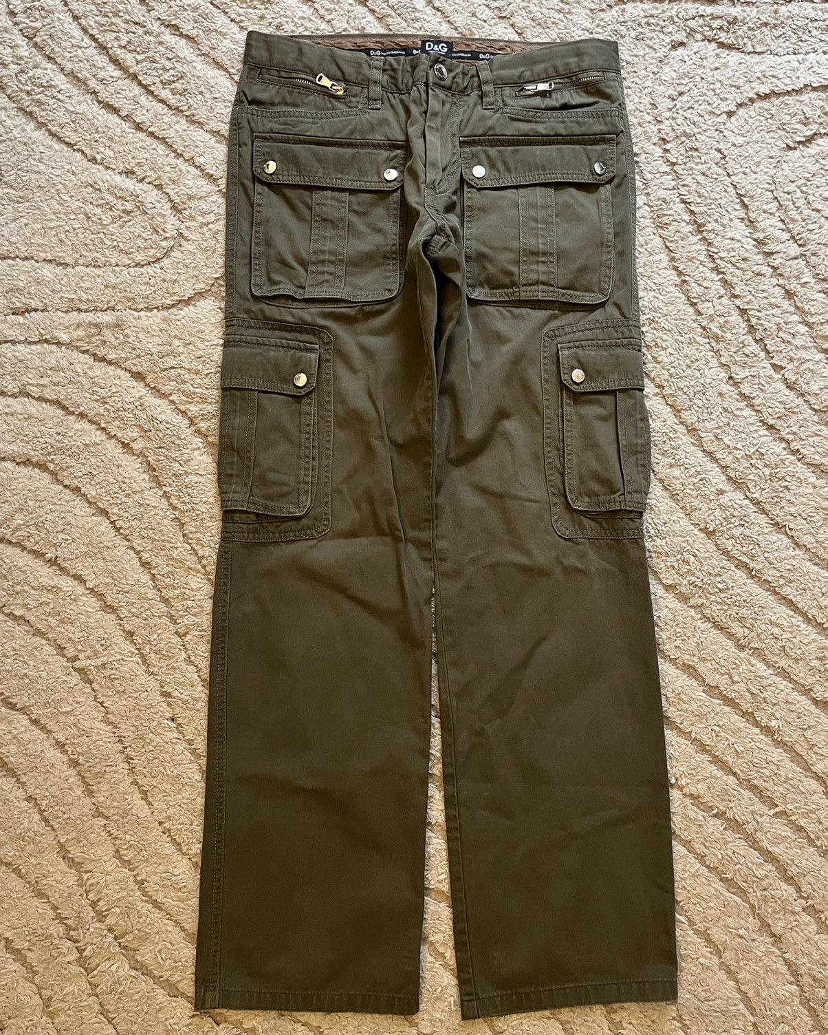 Dolce & Gabbana × Vintage SS03 Dolce & Gabbana Combat Cargo Pants Size US 31 - 1 Thumbnail