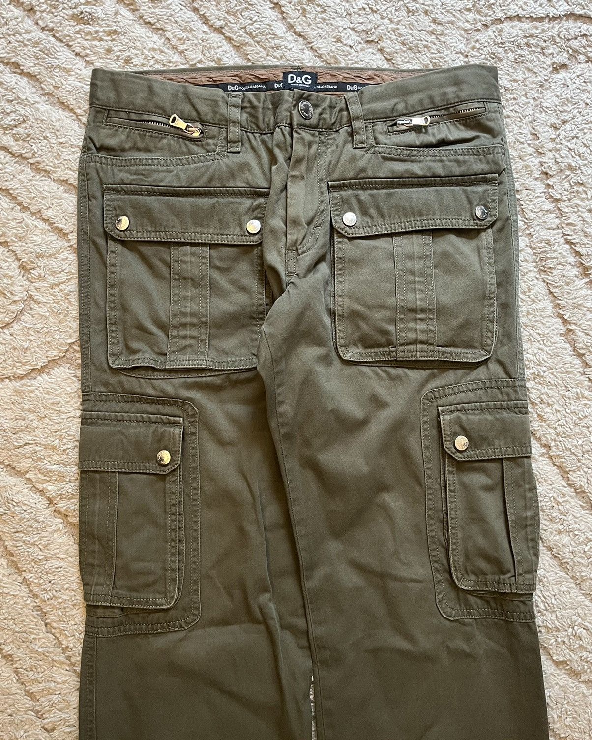 Dolce & Gabbana × Vintage SS03 Dolce & Gabbana Combat Cargo Pants Size US 31 - 2 Thumbnail
