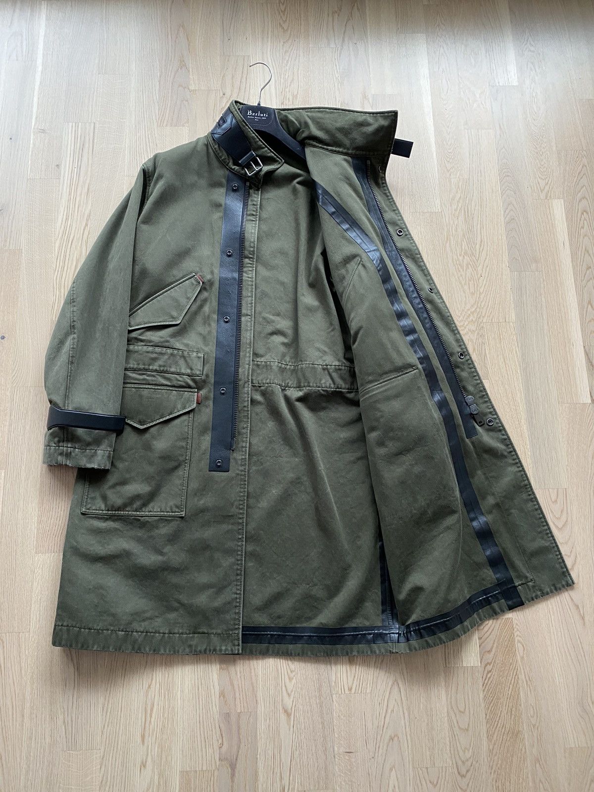 Berluti 1 of 1 PIECE UNIQUE khaki lizard pocket Parka Size US M / EU 48-50 / 2 - 8 Thumbnail