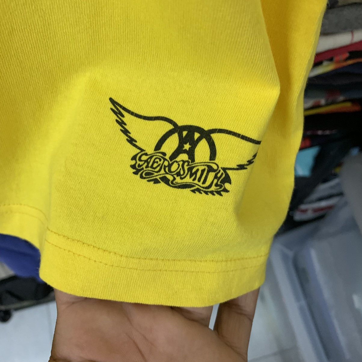 Aerosmith × Band Tees × Vintage VINTAGE AEROSMITH STAR (PINK FLOYD GNR) Size US M / EU 48-50 / 2 - 4 Thumbnail