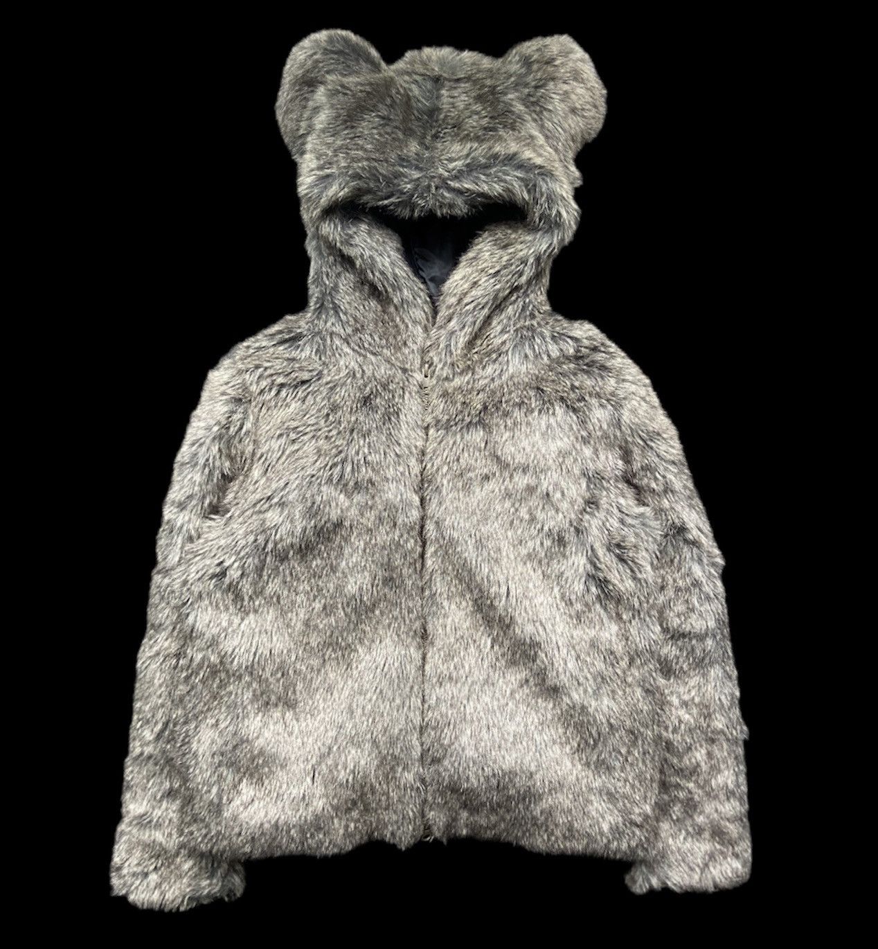Issey Miyake Nè-Net Faux Fur Bear Hoodie Size US S / EU 44-46 / 1 - 1 Thumbnail