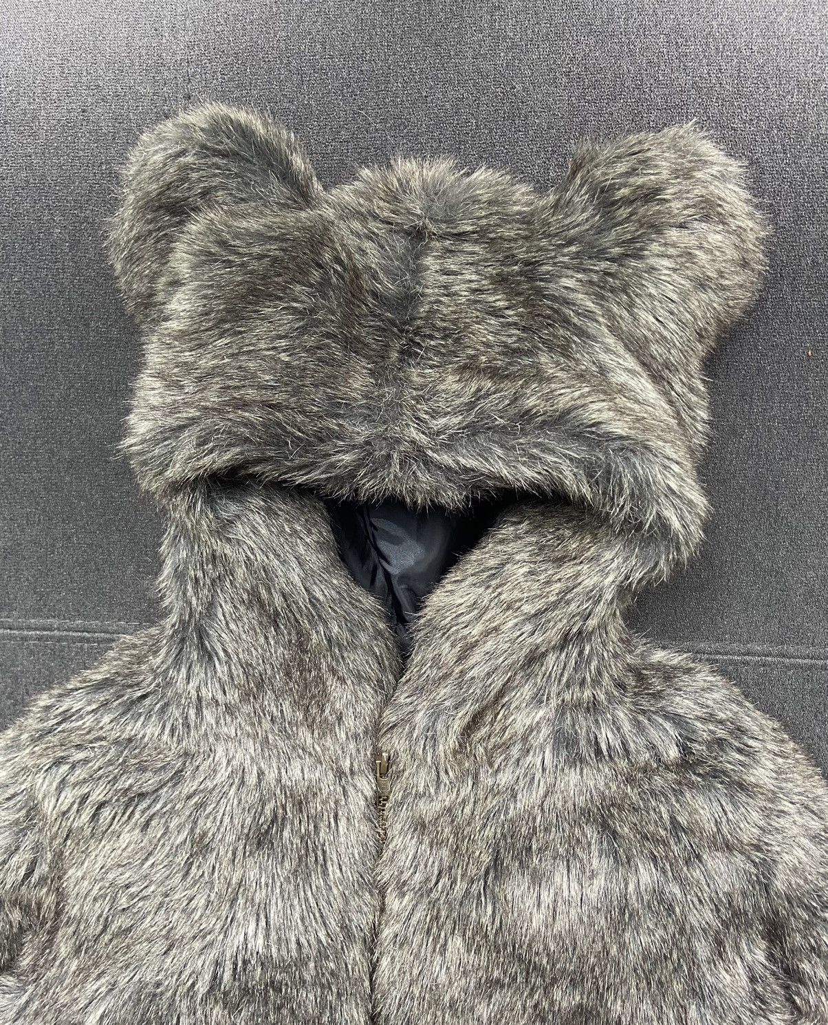 Issey Miyake Nè-Net Faux Fur Bear Hoodie Size US S / EU 44-46 / 1 - 3 Thumbnail