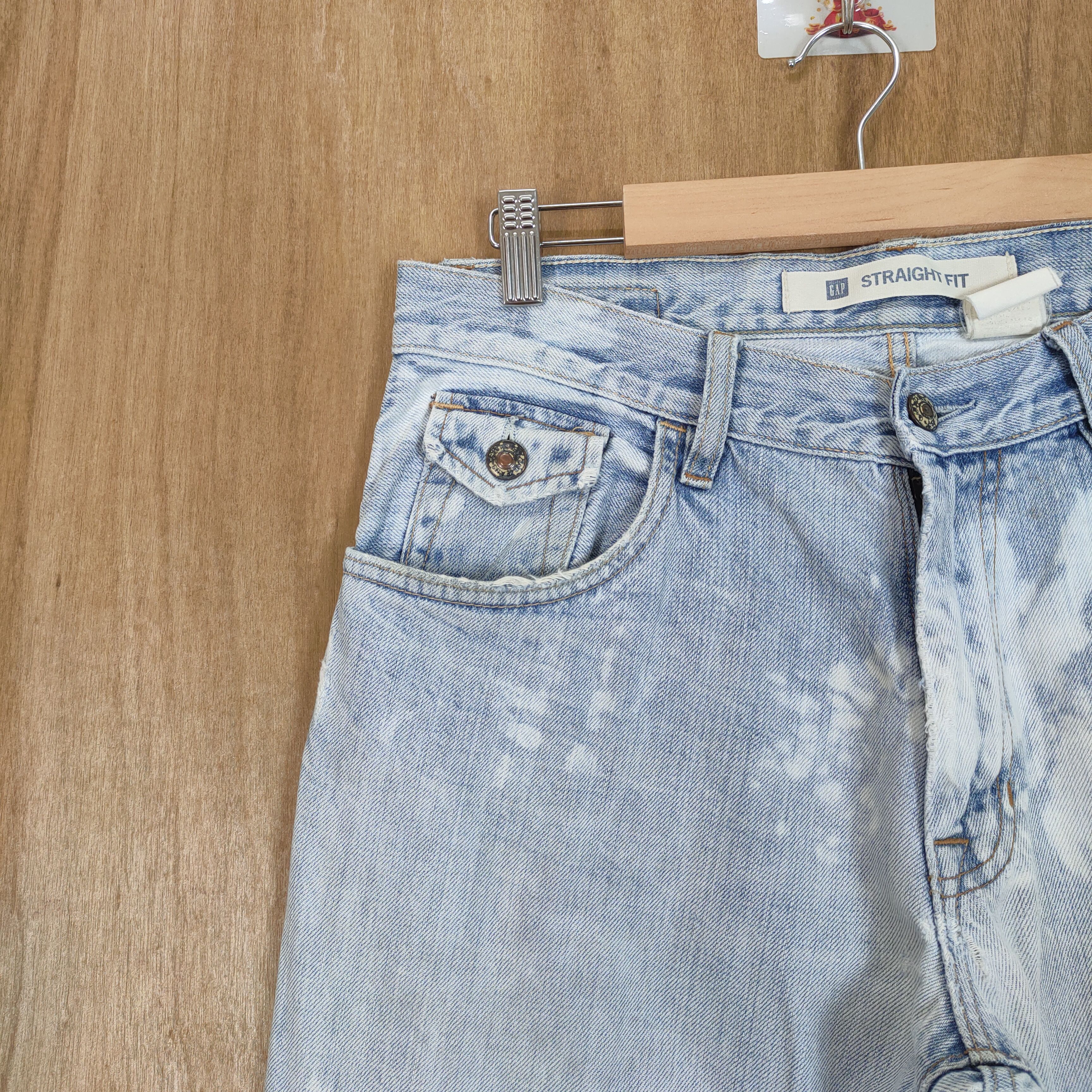 Japanese Brand × Jean JAPANESE VINTAGE ACID WASH BLUE JEANS PANTS Size US 32 / EU 48 - 4 Thumbnail