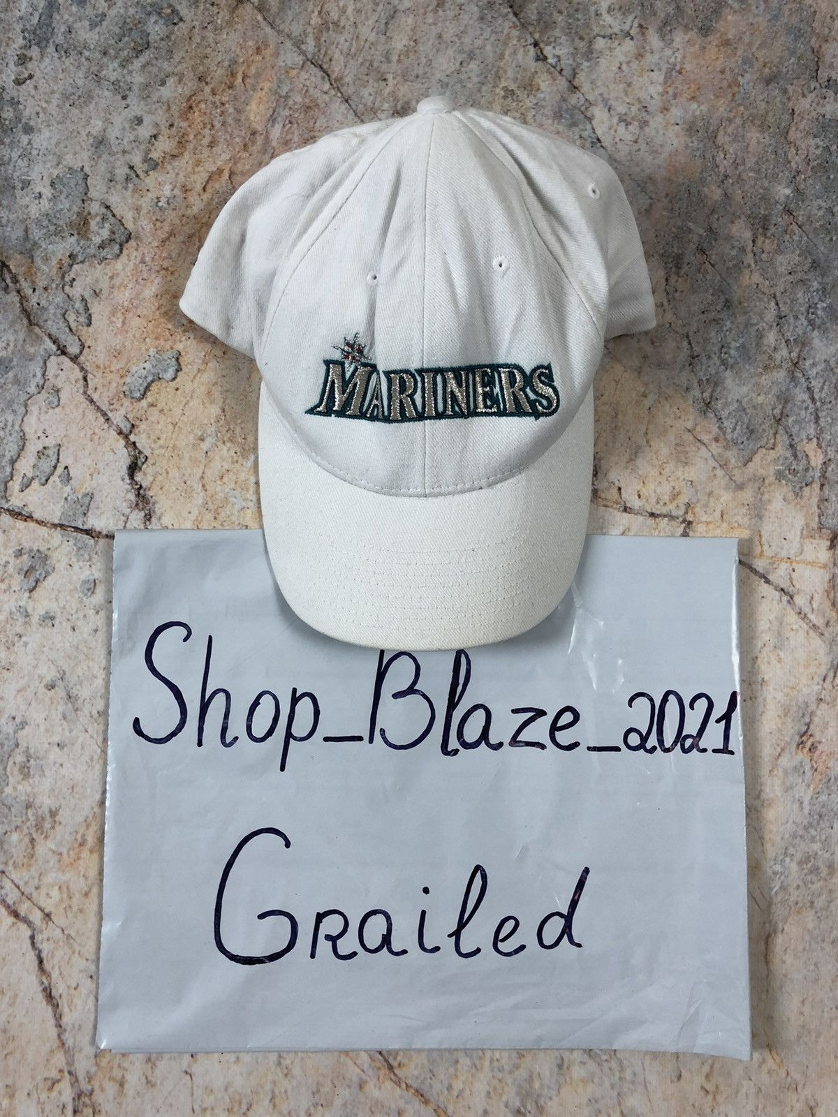 Vintage Nike vintage mariners big logo cap Size ONE SIZE - 4 Thumbnail