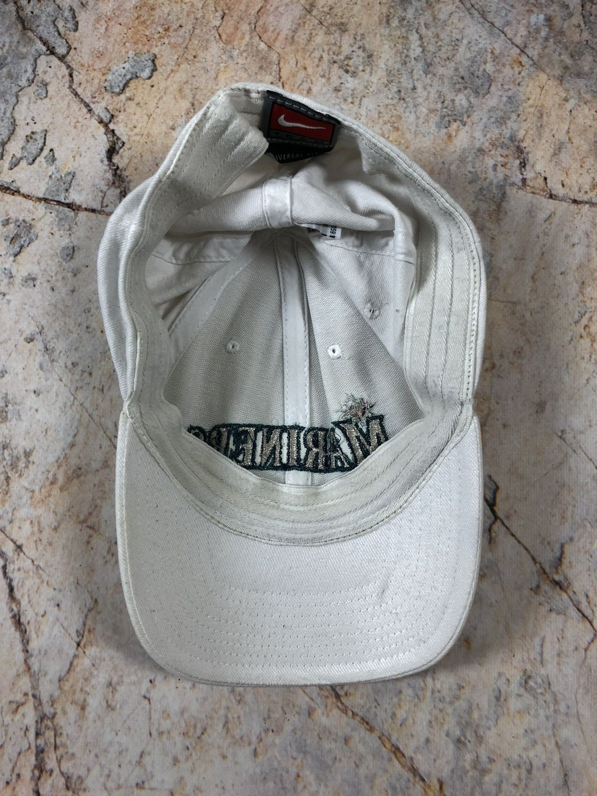 Vintage Nike vintage mariners big logo cap Size ONE SIZE - 5 Thumbnail