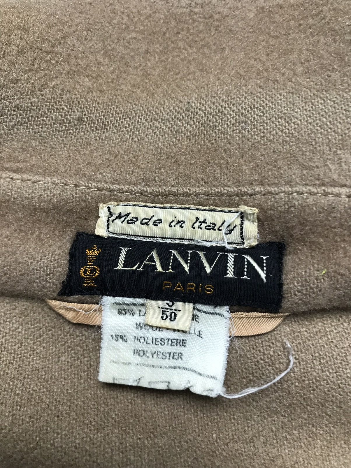 Lanvin × Vintage Lanvin wool jacket button up Size US M / EU 48-50 / 2 - 7 Thumbnail