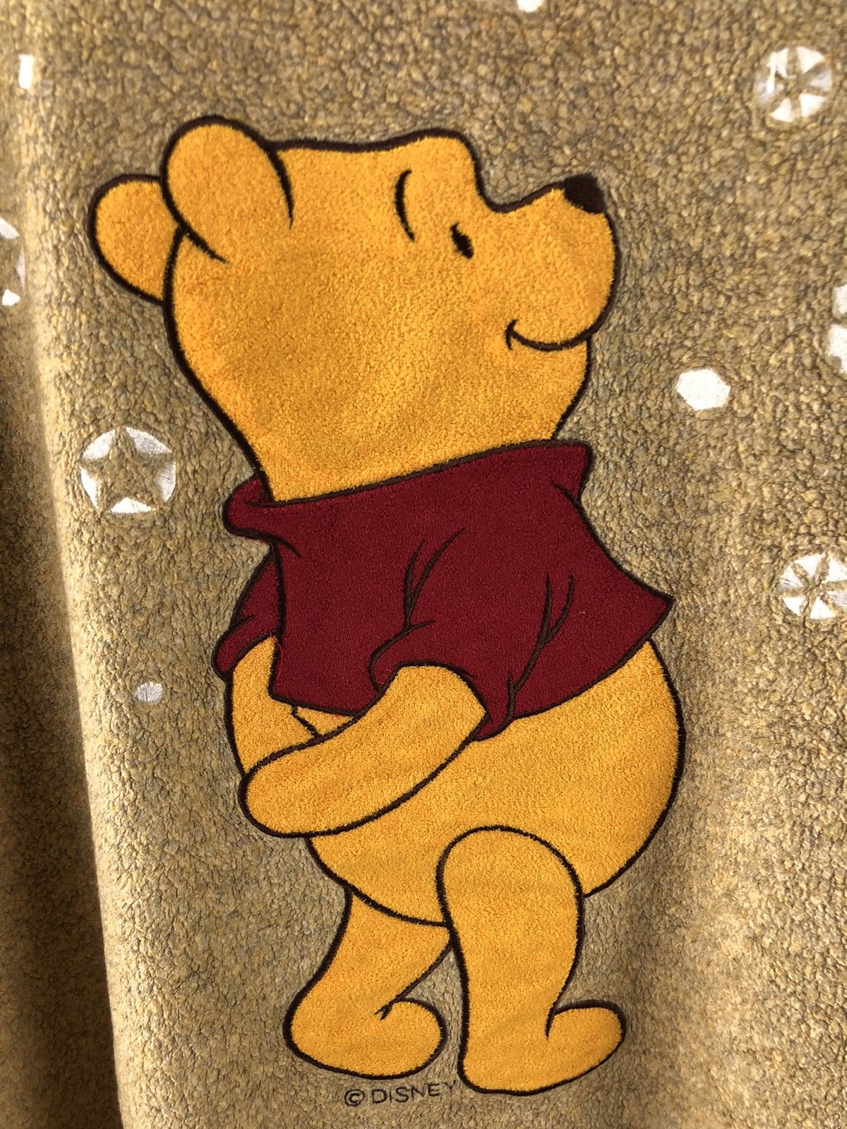 Disney Vintage Winnie The Pooh Bear Fleece Sweater Size US L / EU 52-54 / 3 - 3 Thumbnail