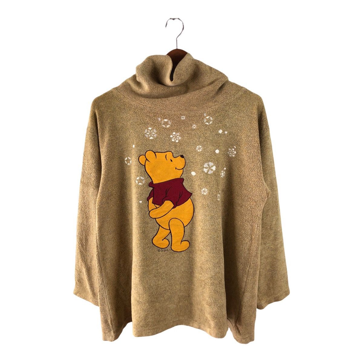 Disney Vintage Winnie The Pooh Bear Fleece Sweater Size US L / EU 52-54 / 3 - 1 Thumbnail